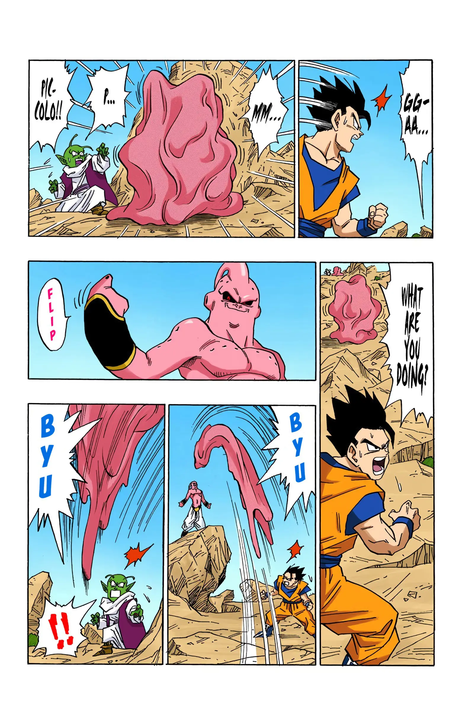 DBZ Majin Buu Saga Colored Manga, chapter 499, page 8