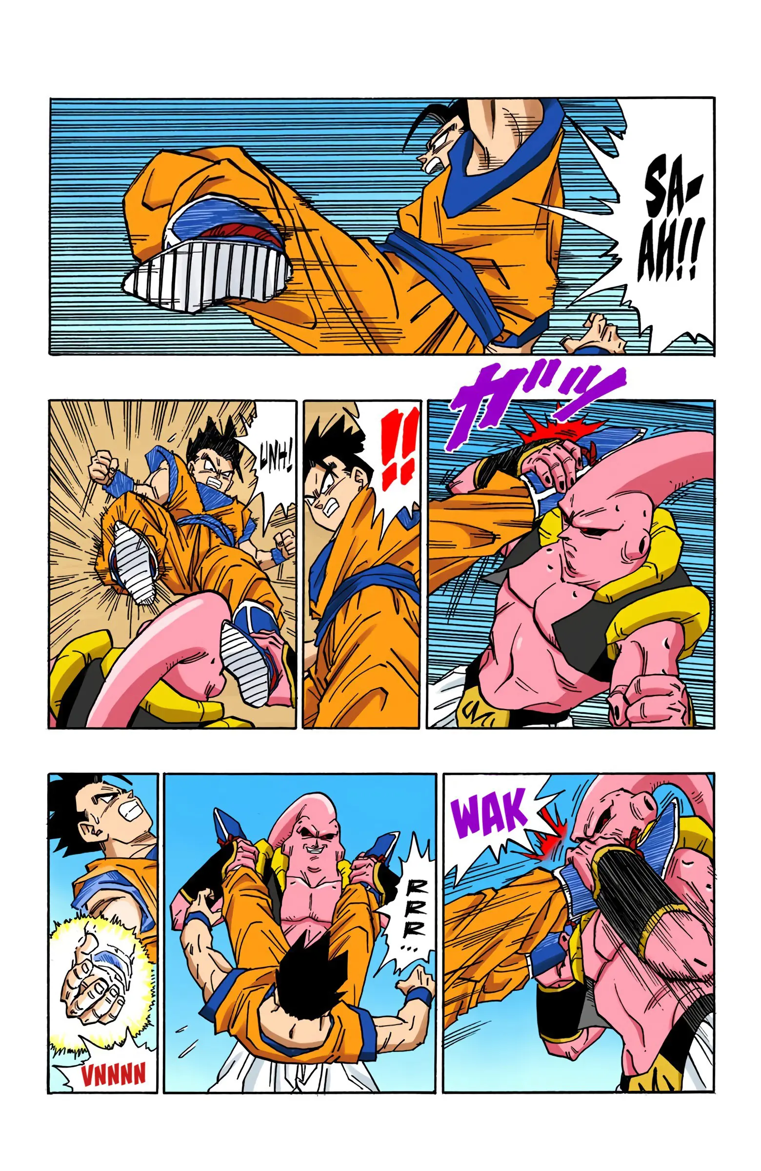 DBZ Majin Buu Saga Colored Manga, chapter 500, page 2