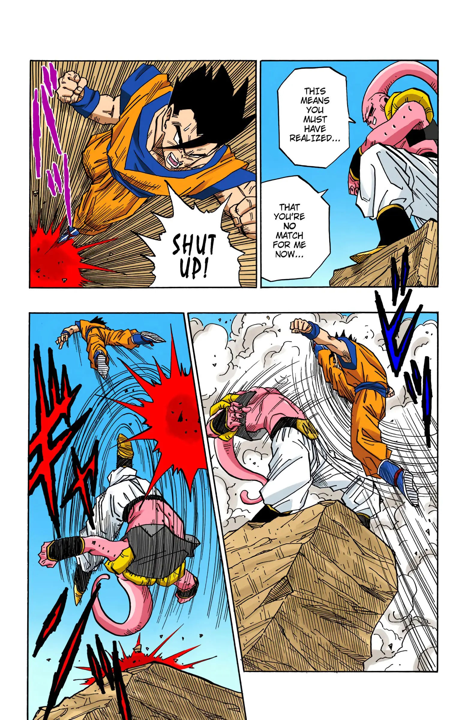 DBZ Majin Buu Saga Colored Manga, chapter 500, page 7