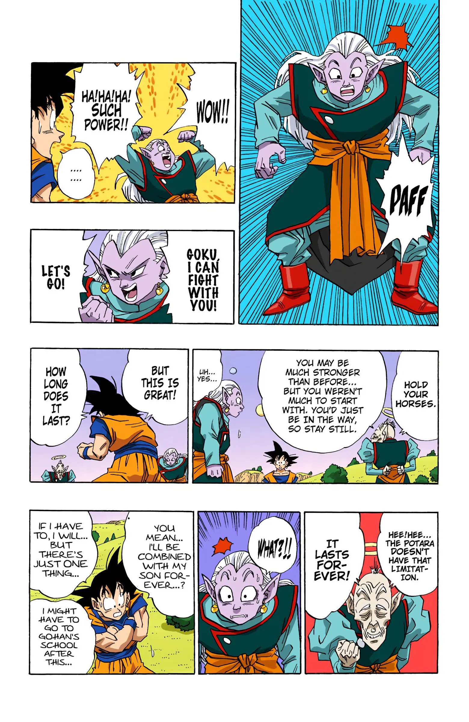 DBZ Majin Buu Saga Colored Manga, chapter 501, page 12