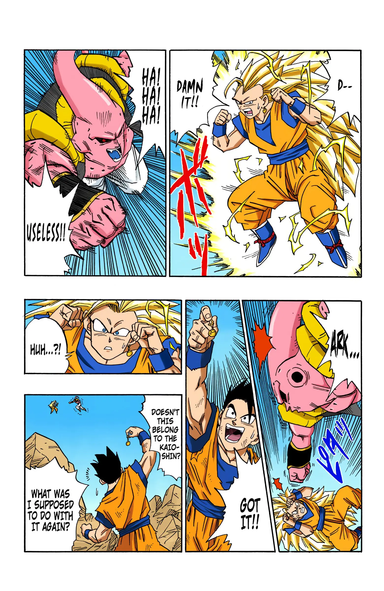 DBZ Majin Buu Saga Colored Manga, chapter 502, page 9