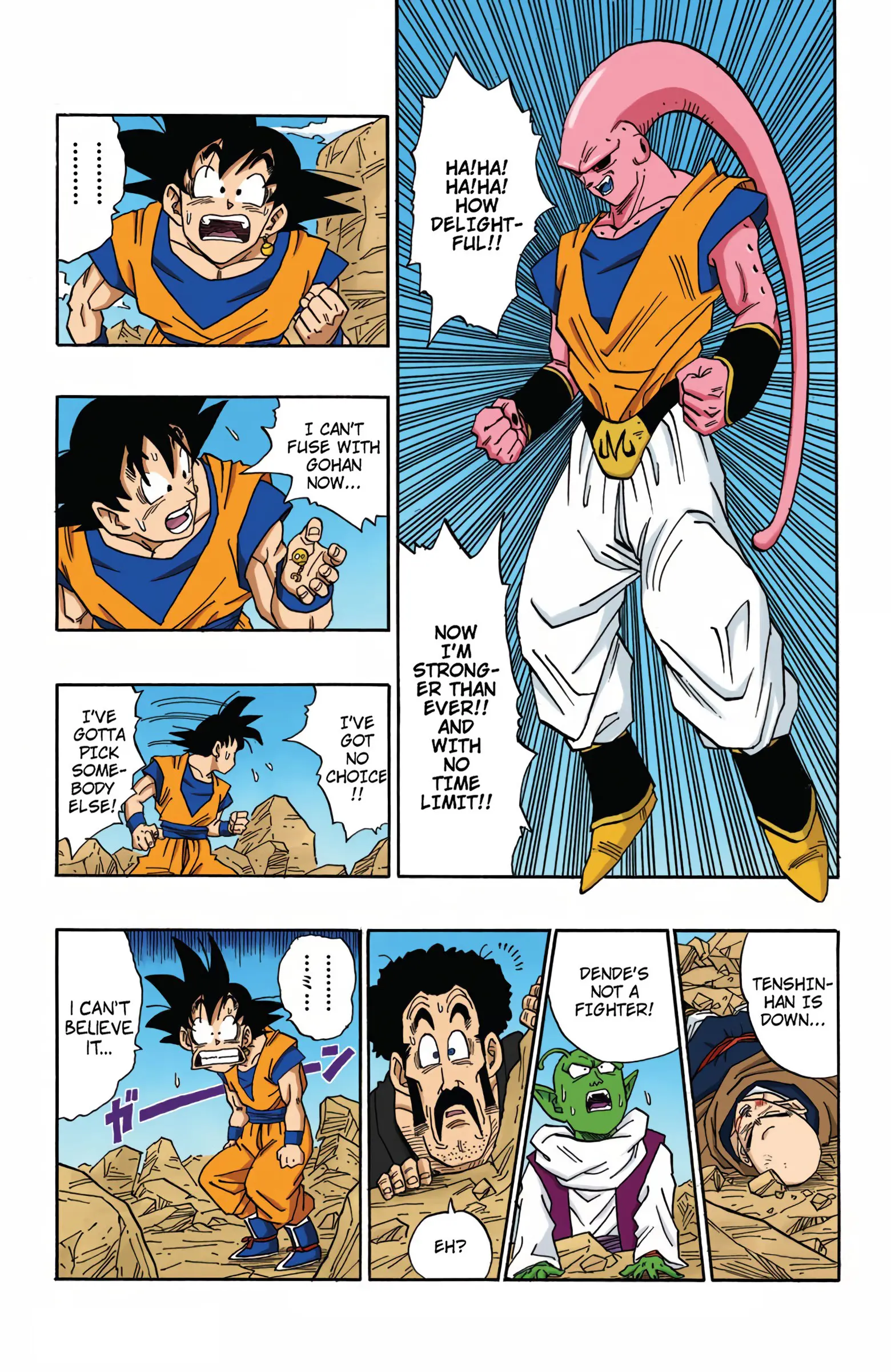DBZ Majin Buu Saga Colored Manga, chapter 502, page 13