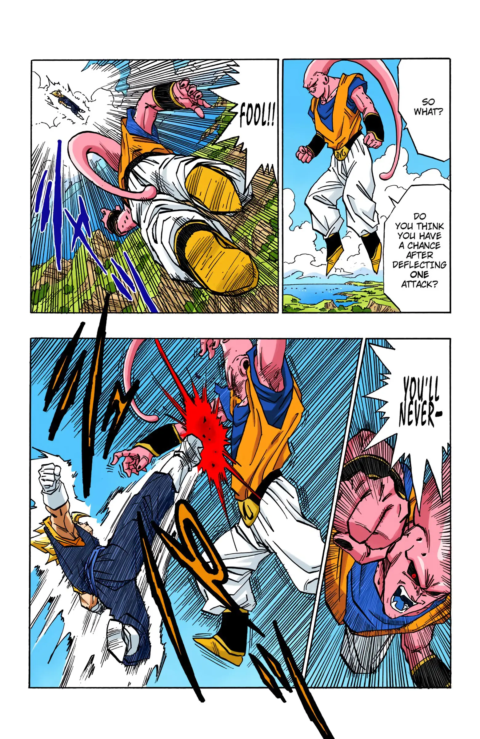 DBZ Majin Buu Saga Colored Manga, chapter 504, page 6