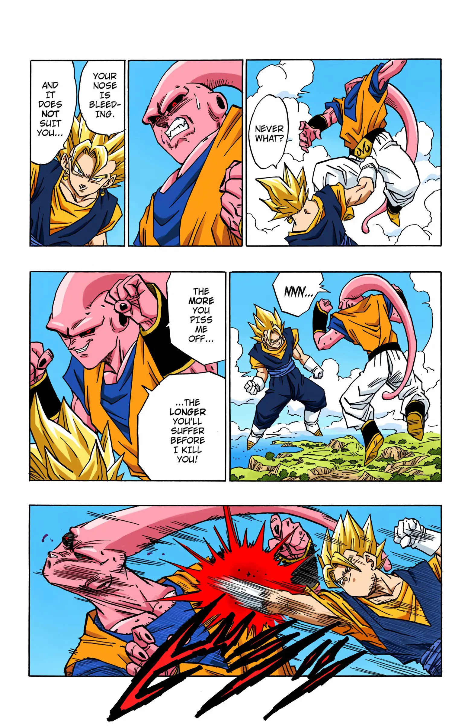 DBZ Majin Buu Saga Colored Manga, chapter 504, page 7