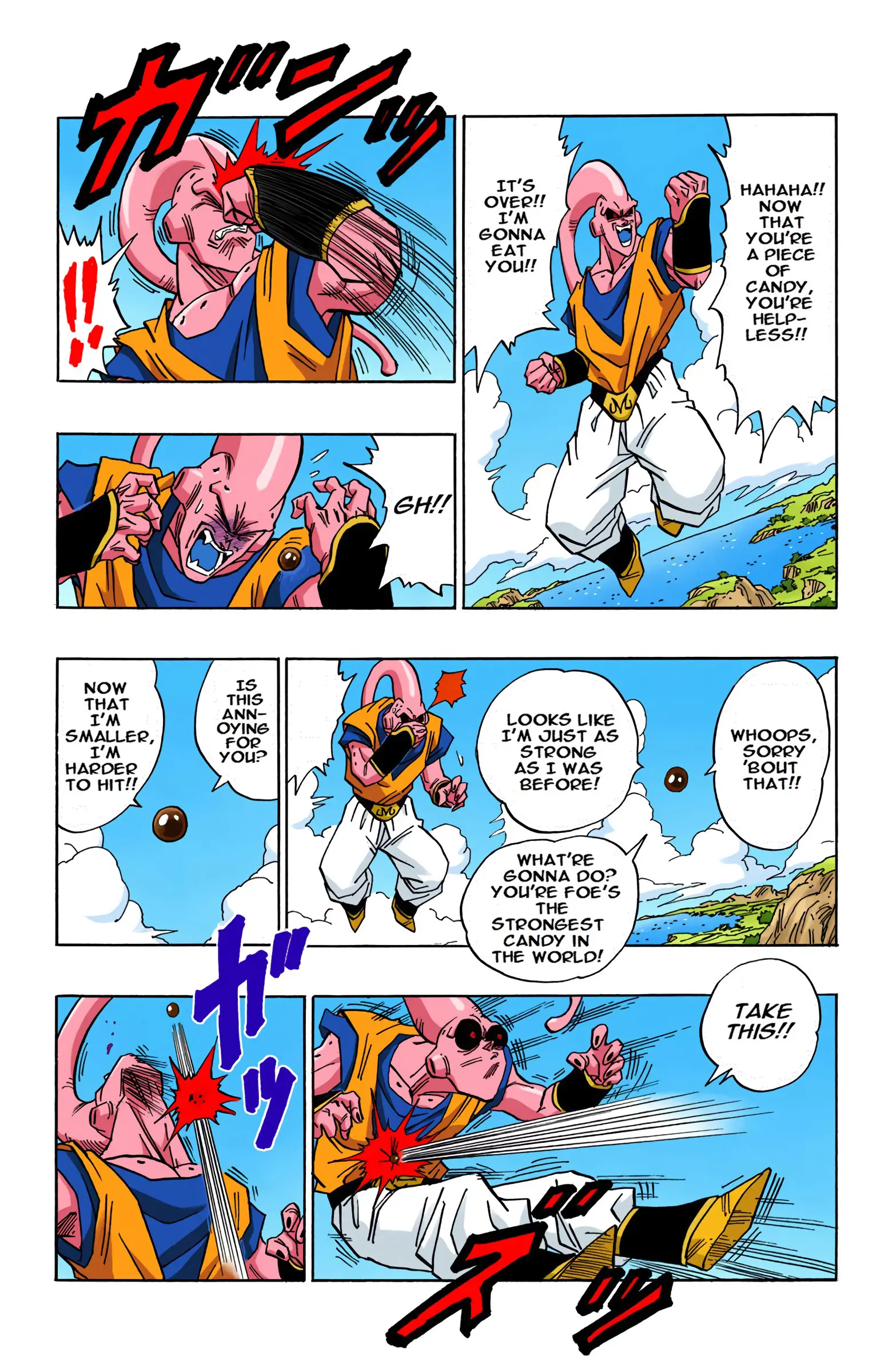 DBZ Majin Buu Saga Colored Manga, chapter 505, page 9