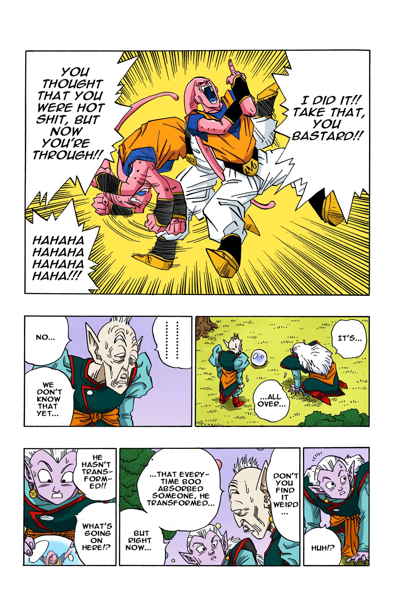 DBZ Majin Buu Saga Colored Manga, chapter 506, page 2