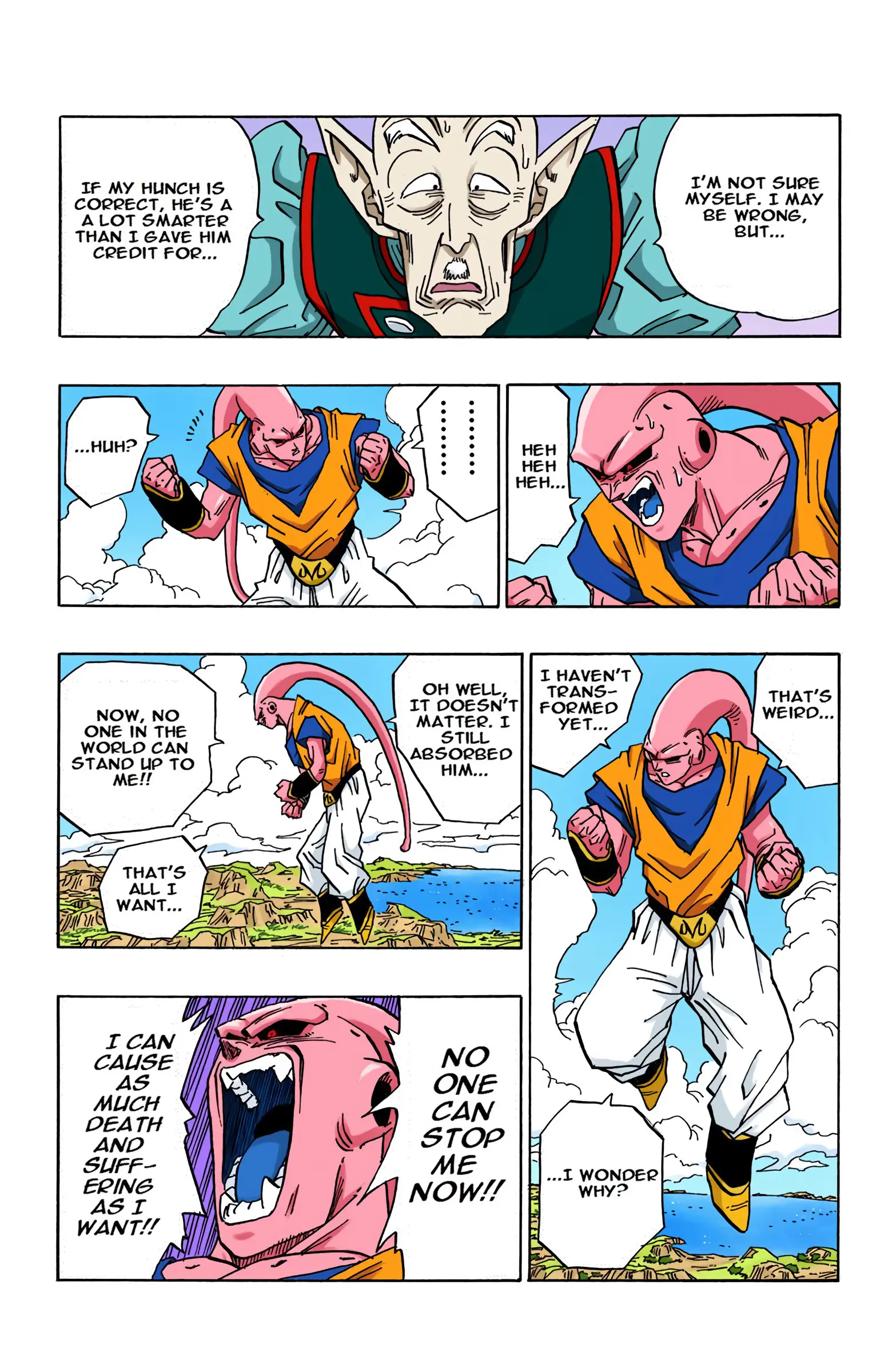 DBZ Majin Buu Saga Colored Manga, chapter 506, page 3