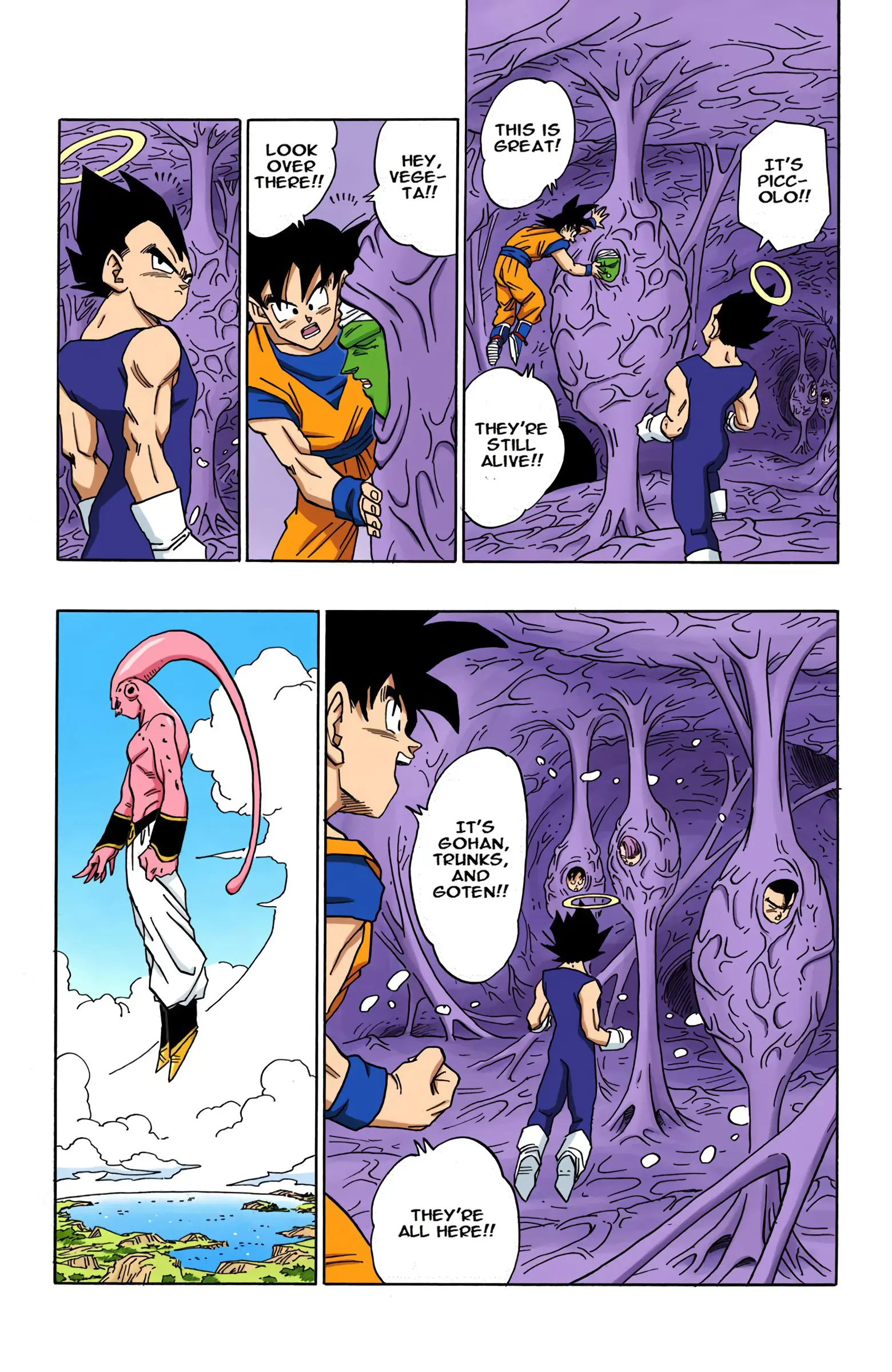 DBZ Majin Buu Saga Colored Manga, chapter 506, page 9