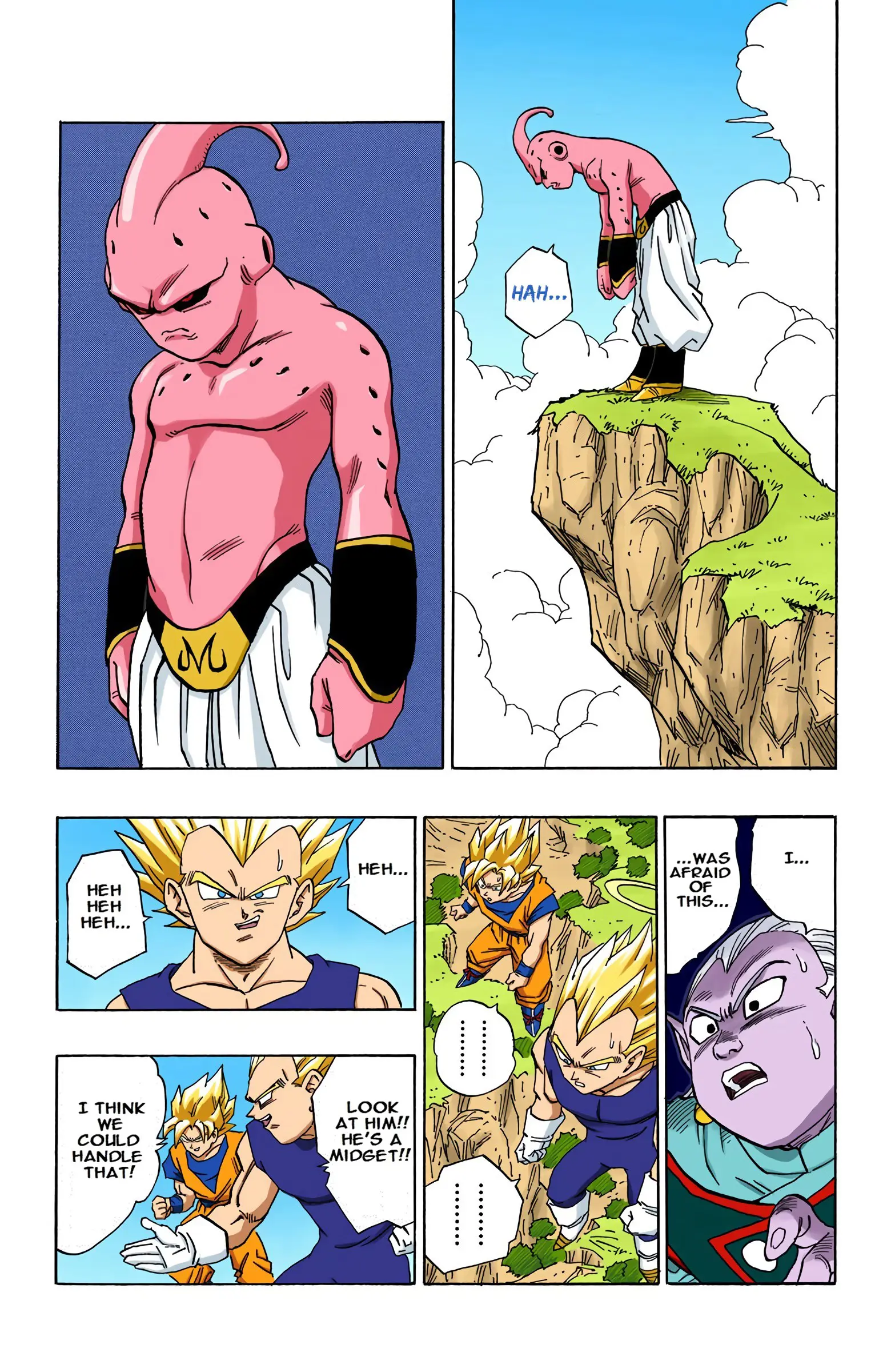 DBZ Majin Buu Saga Colored Manga, chapter 508, page 3