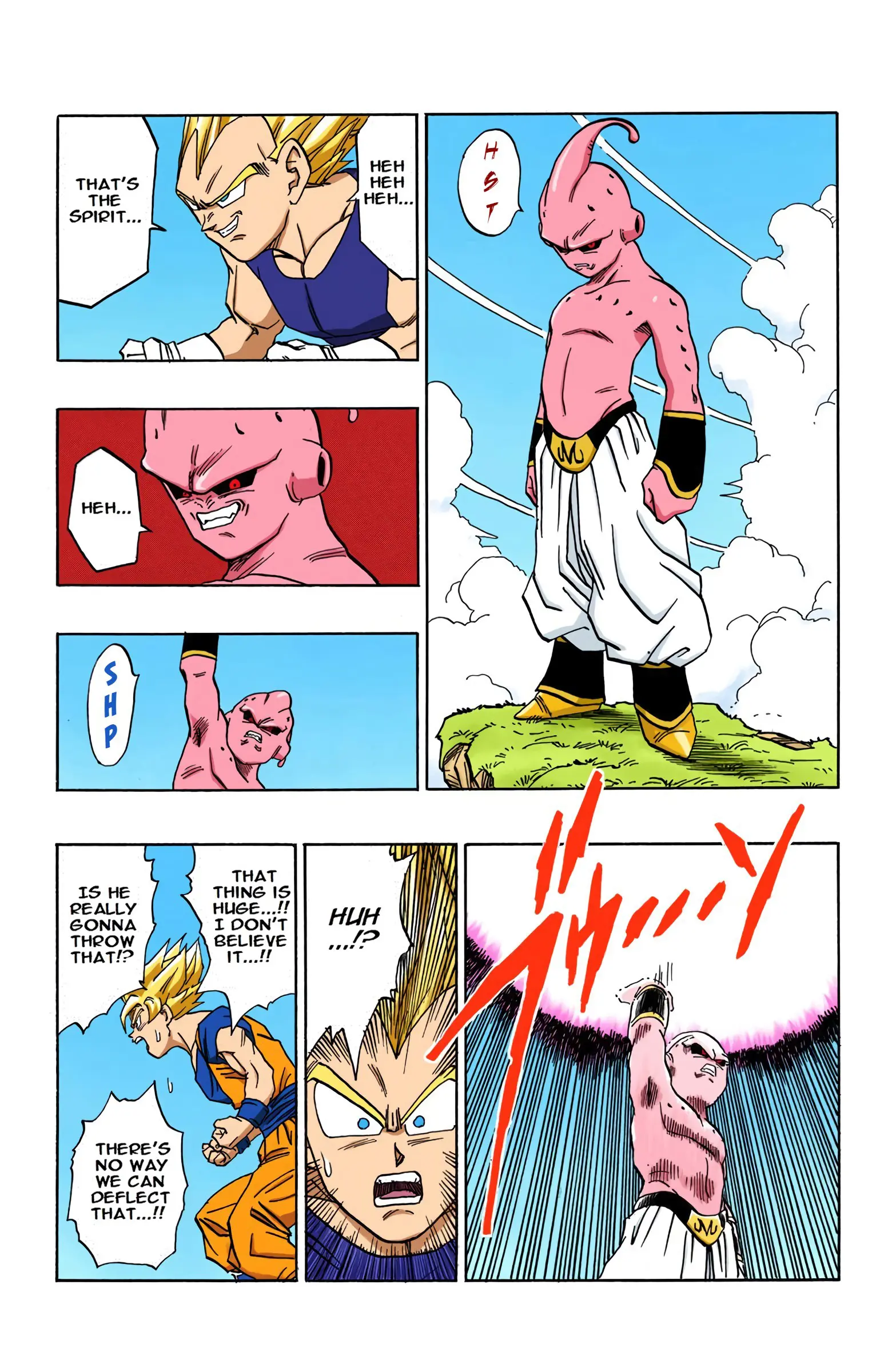DBZ Majin Buu Saga Colored Manga, chapter 508, page 8