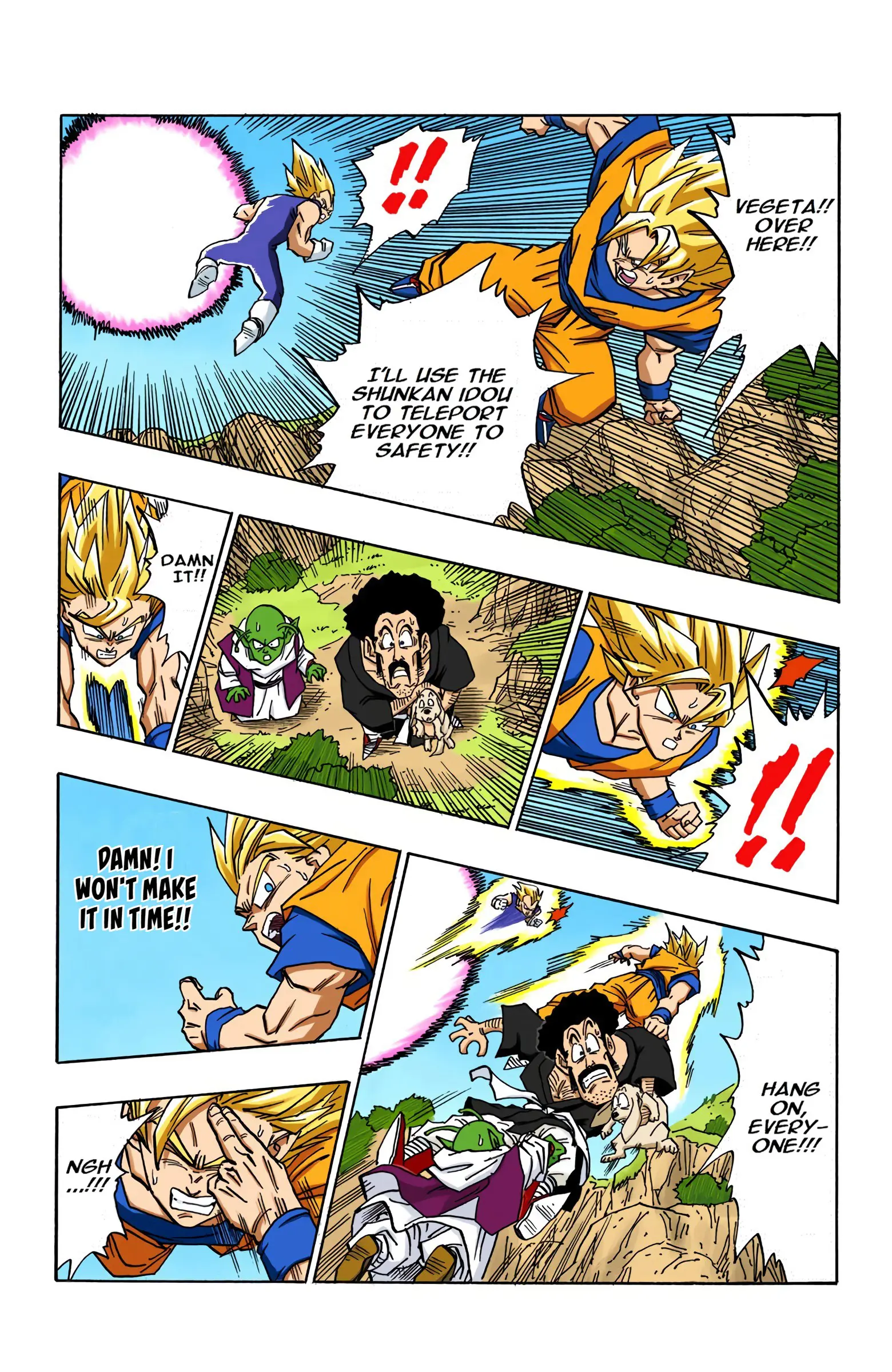 DBZ Majin Buu Saga Colored Manga, chapter 508, page 10
