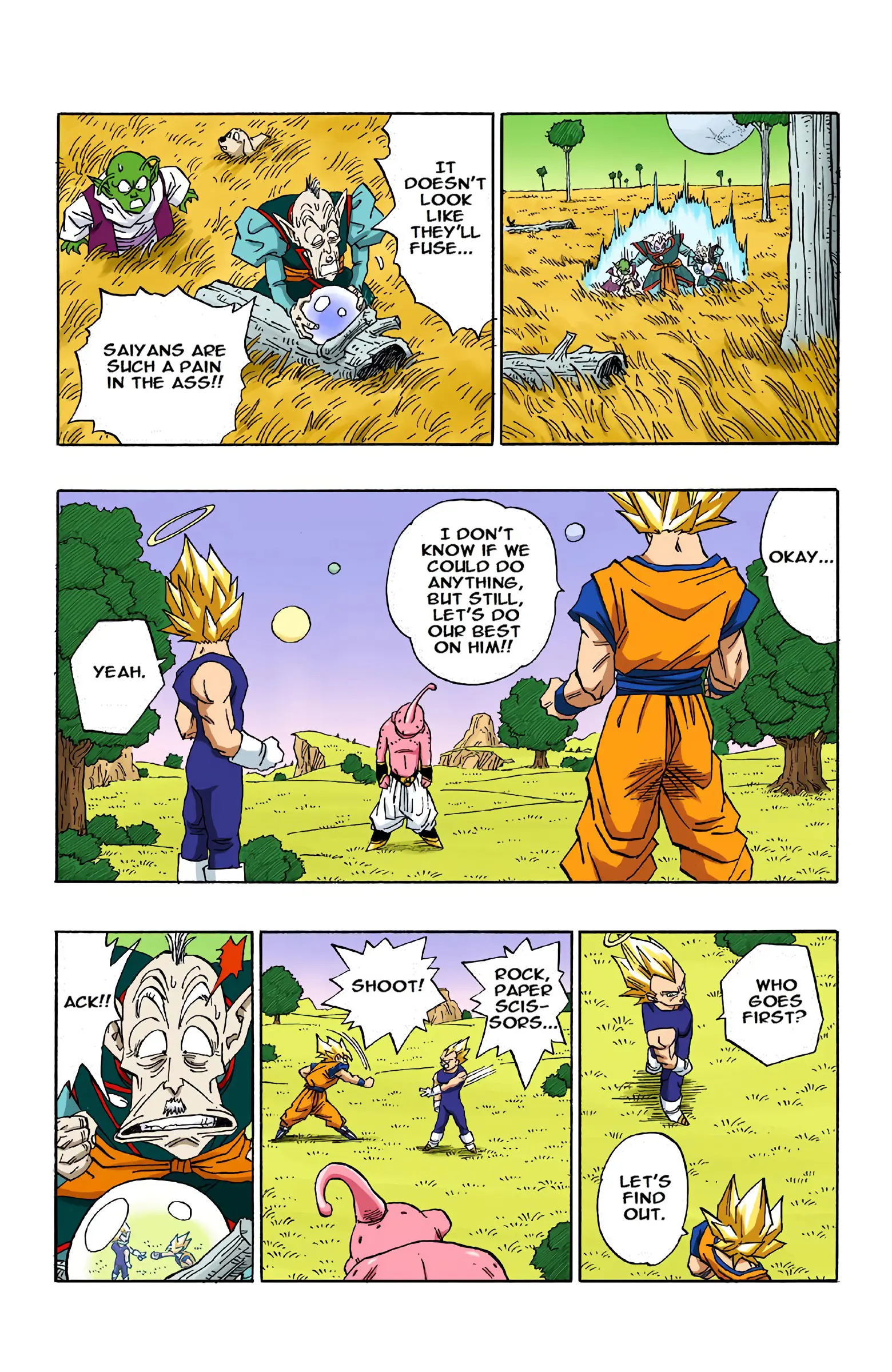 DBZ Majin Buu Saga Colored Manga, chapter 509, page 10
