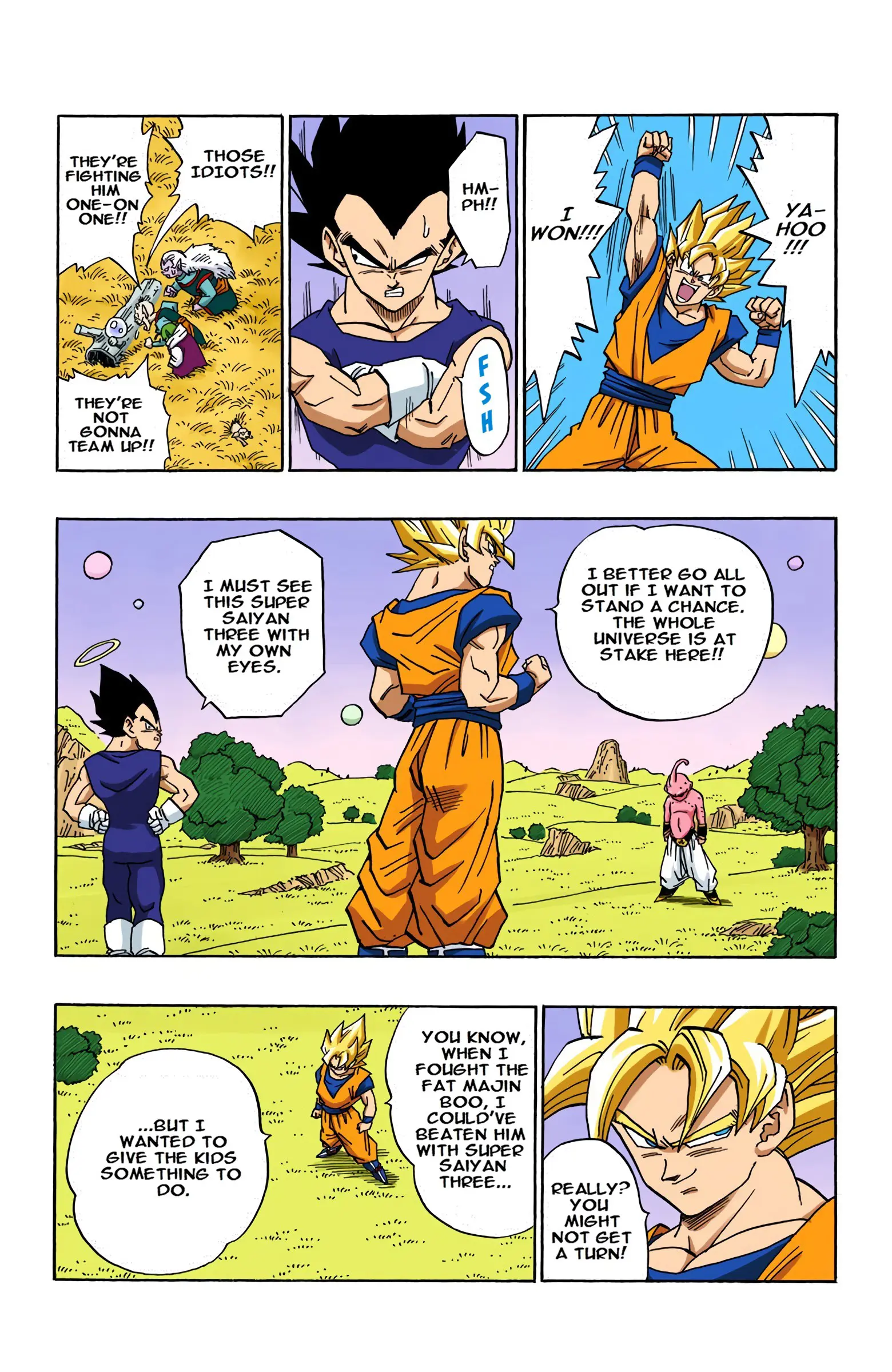DBZ Majin Buu Saga Colored Manga, chapter 509, page 11