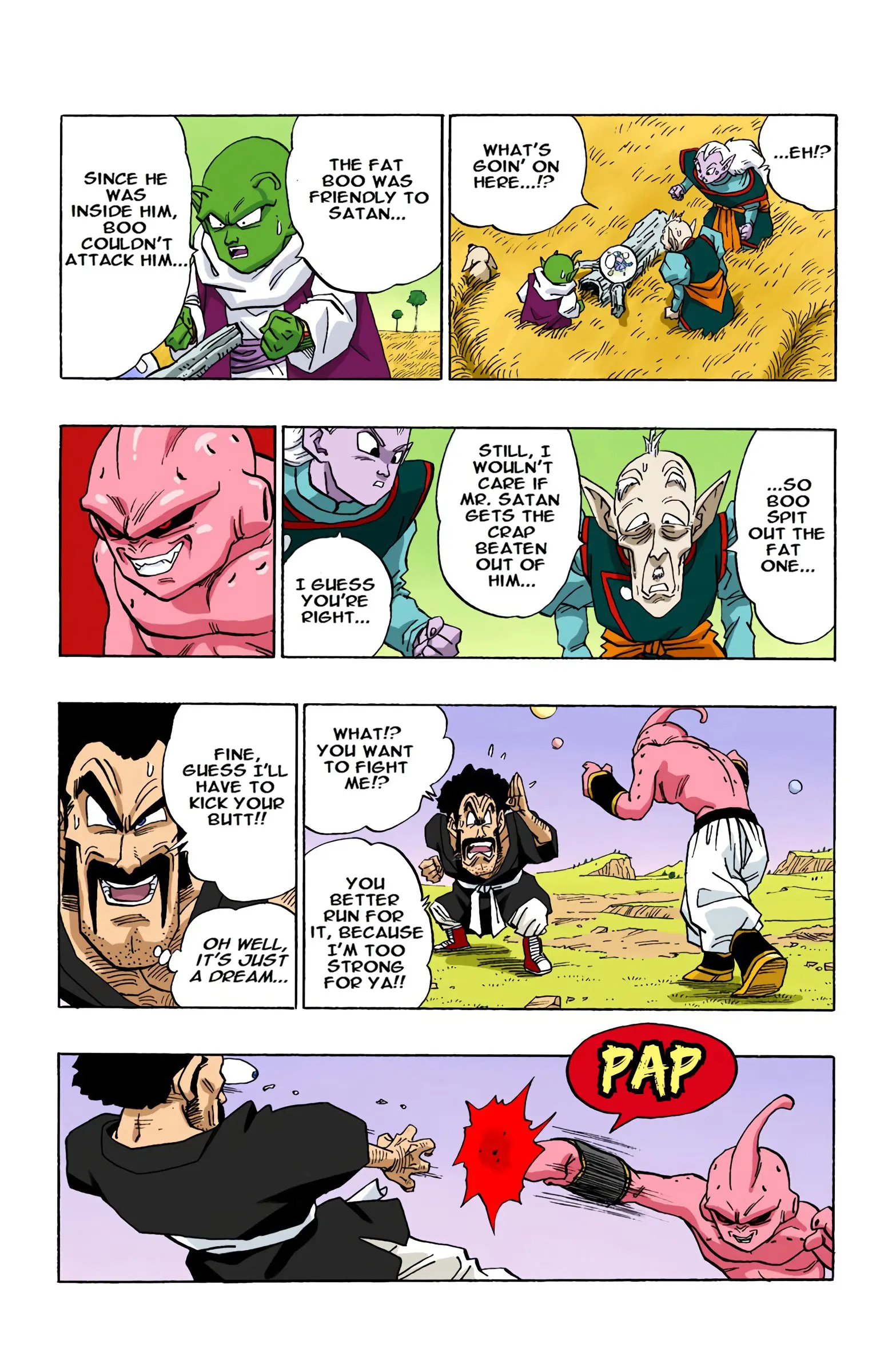 DBZ Majin Buu Saga Colored Manga, chapter 512, page 4