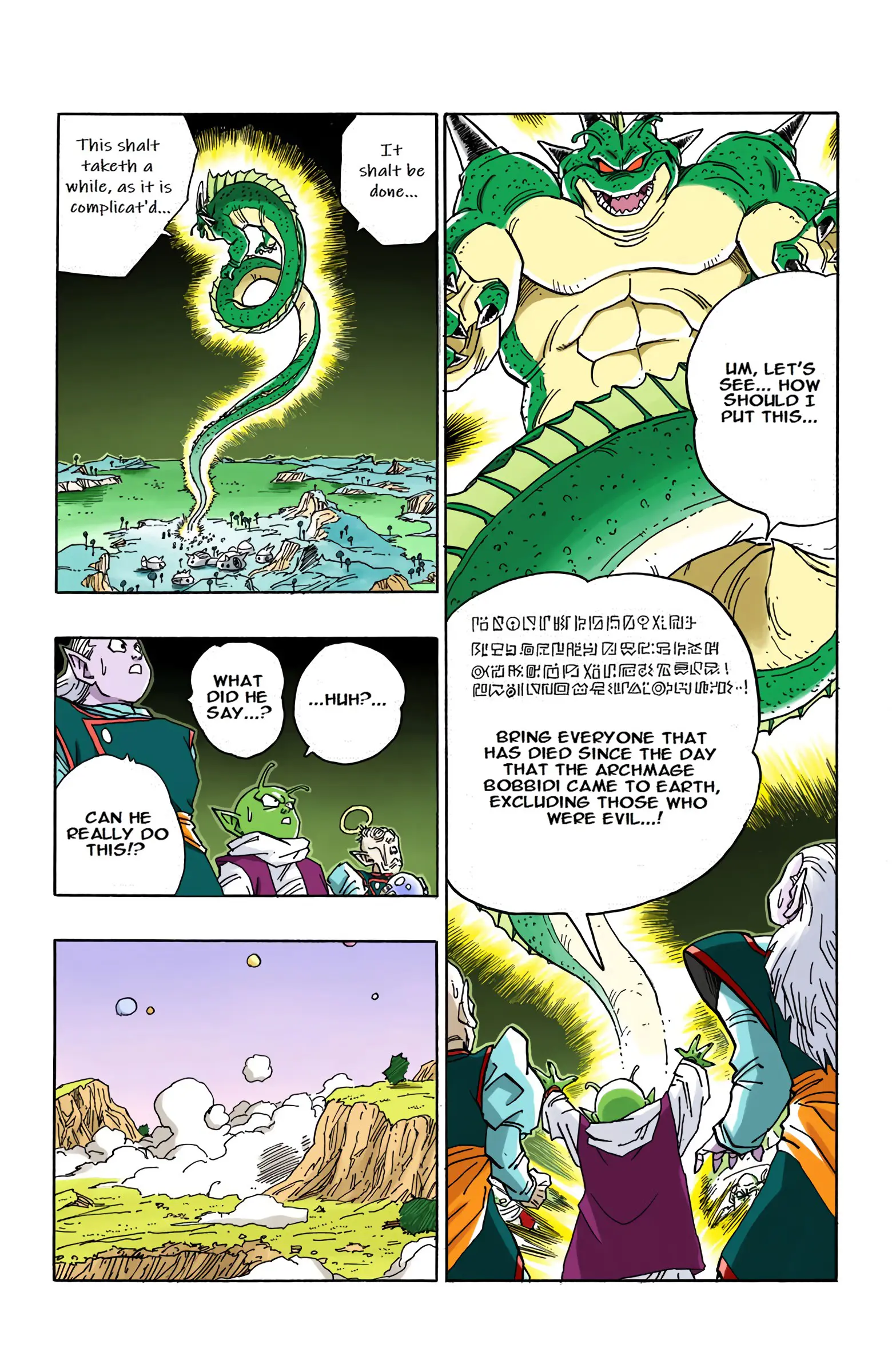 DBZ Majin Buu Saga Colored Manga, chapter 514, page 2