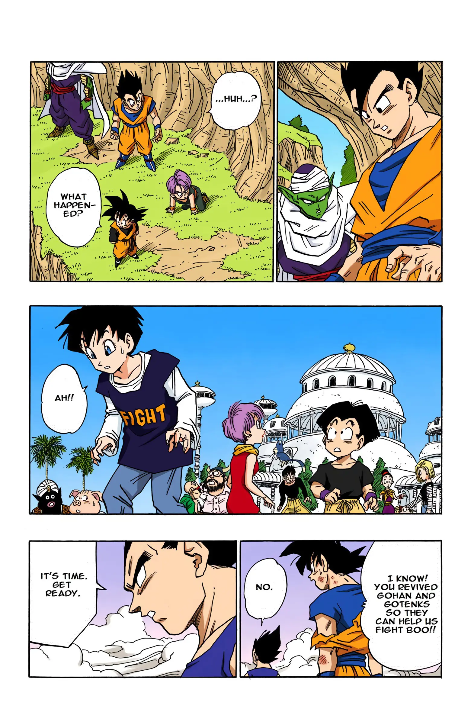 DBZ Majin Buu Saga Colored Manga, chapter 514, page 7
