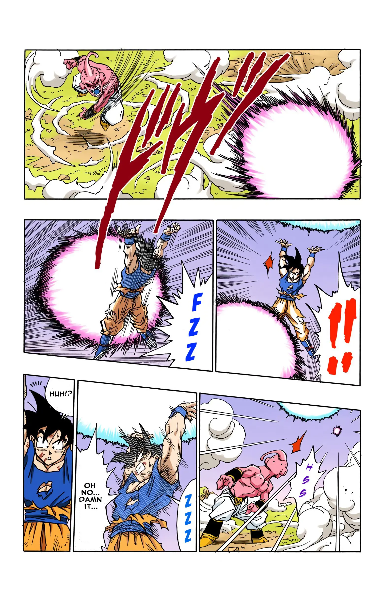 DBZ Majin Buu Saga Colored Manga, chapter 516, page 2