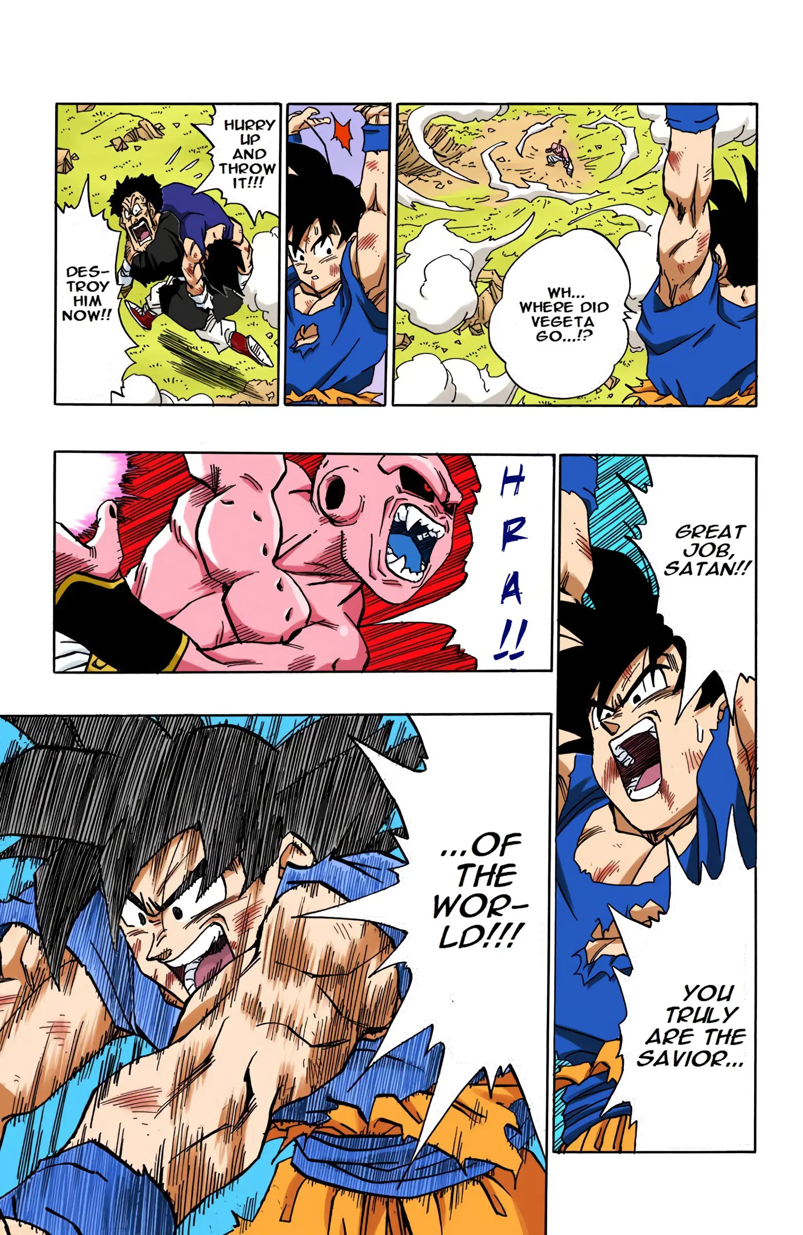 DBZ Majin Buu Saga Colored Manga, chapter 516, page 3