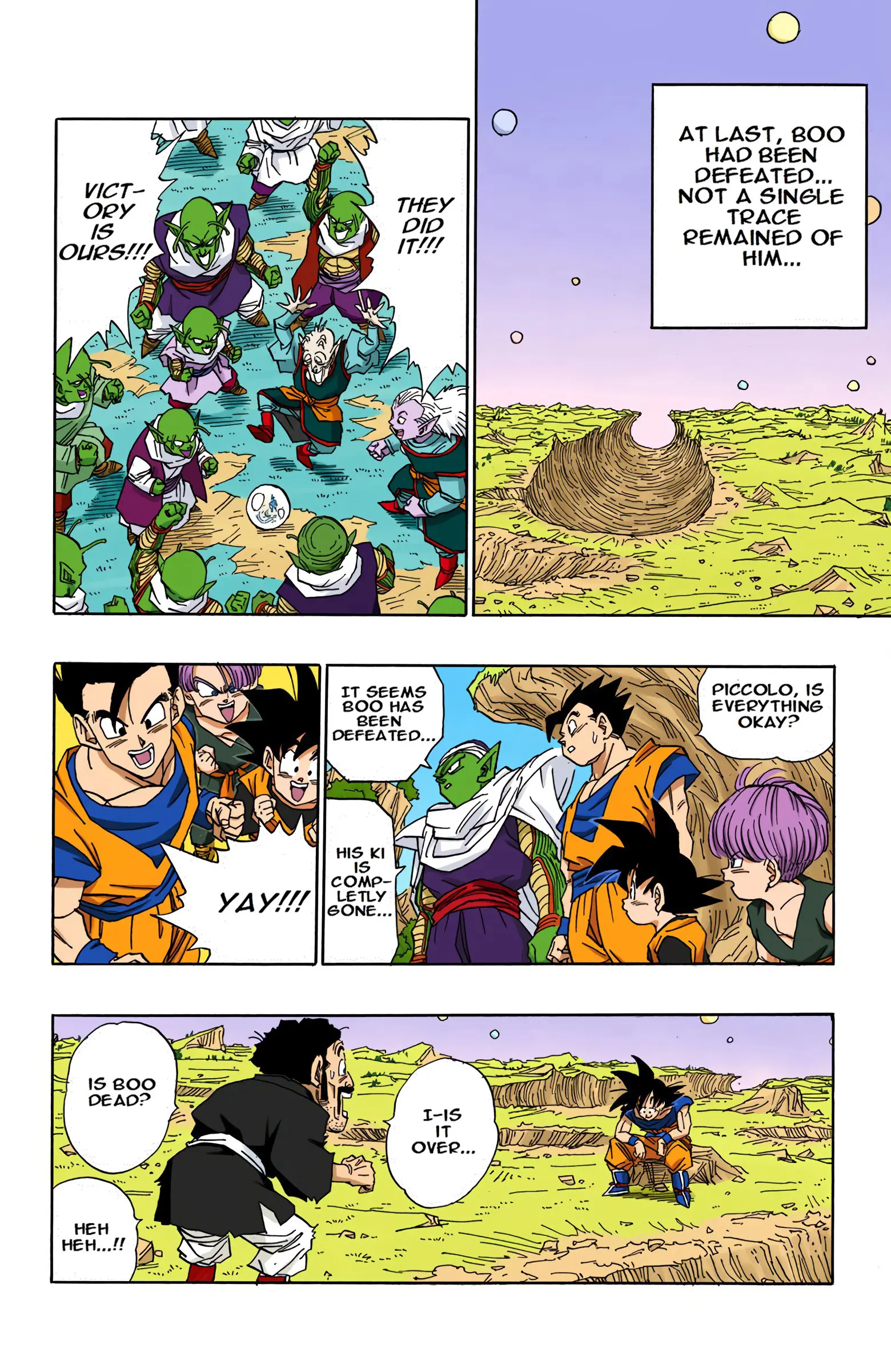 DBZ Majin Buu Saga Colored Manga, chapter 517, page 2
