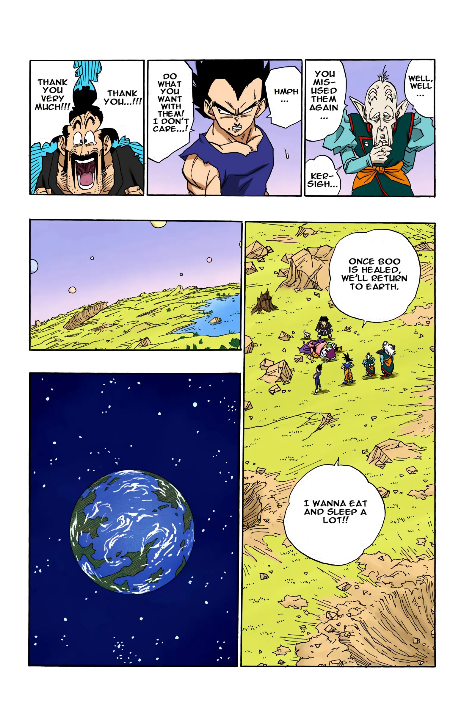 DBZ Majin Buu Saga Colored Manga, chapter 517, page 6