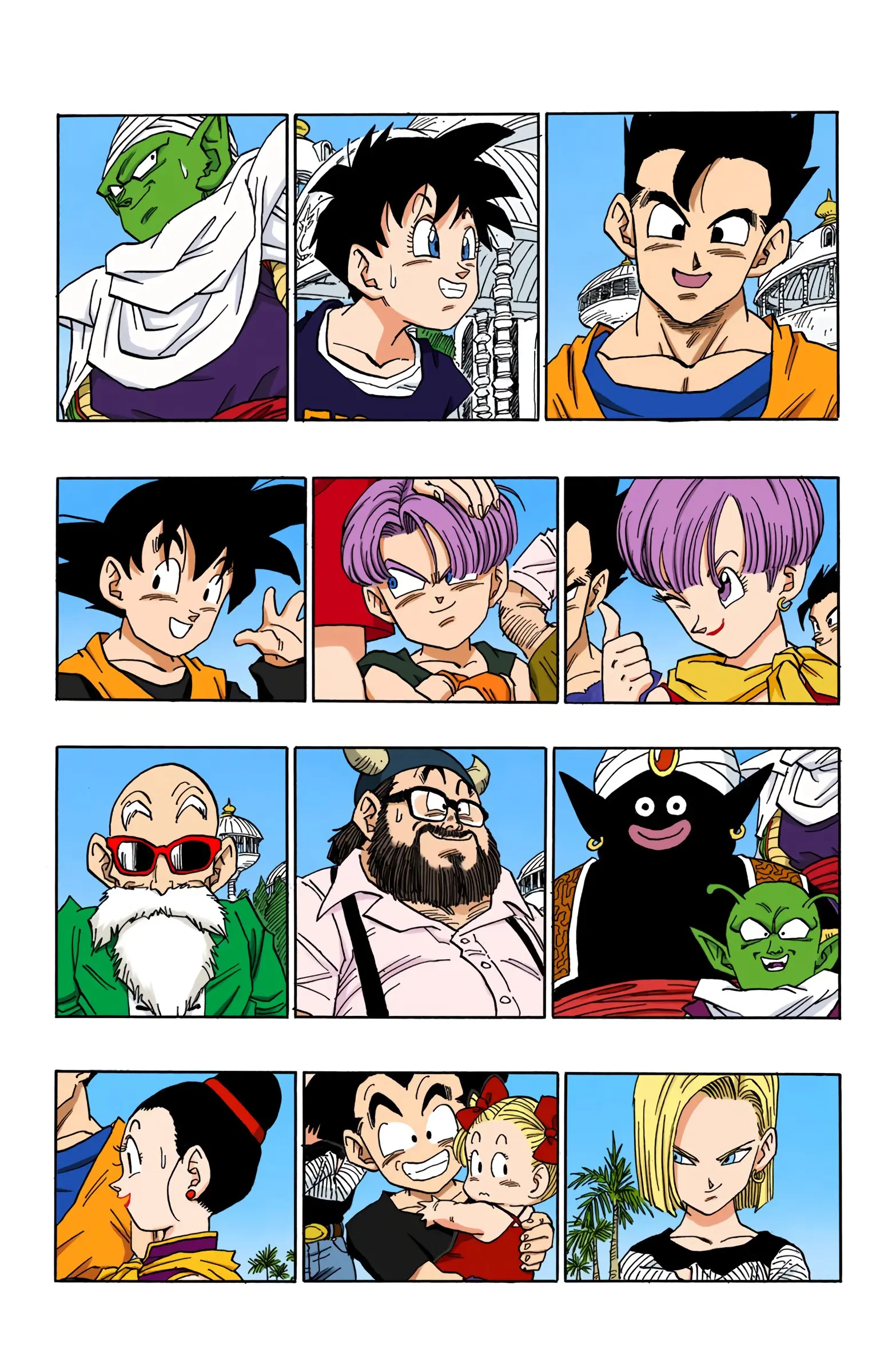 DBZ Majin Buu Saga Colored Manga, chapter 517, page 9