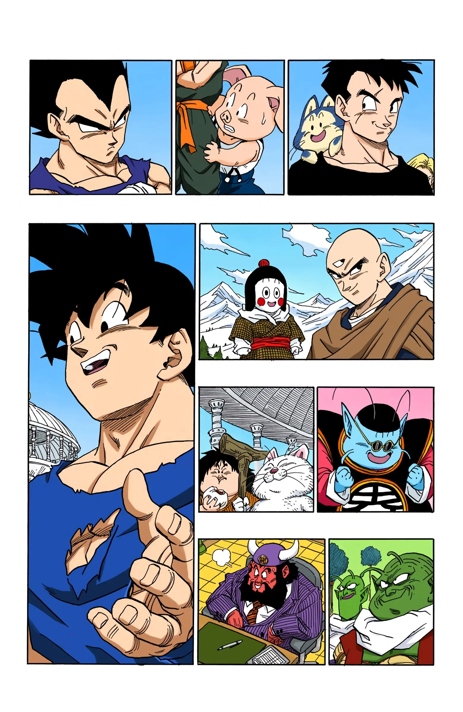 DBZ Majin Buu Saga Colored Manga, chapter 517, page 10
