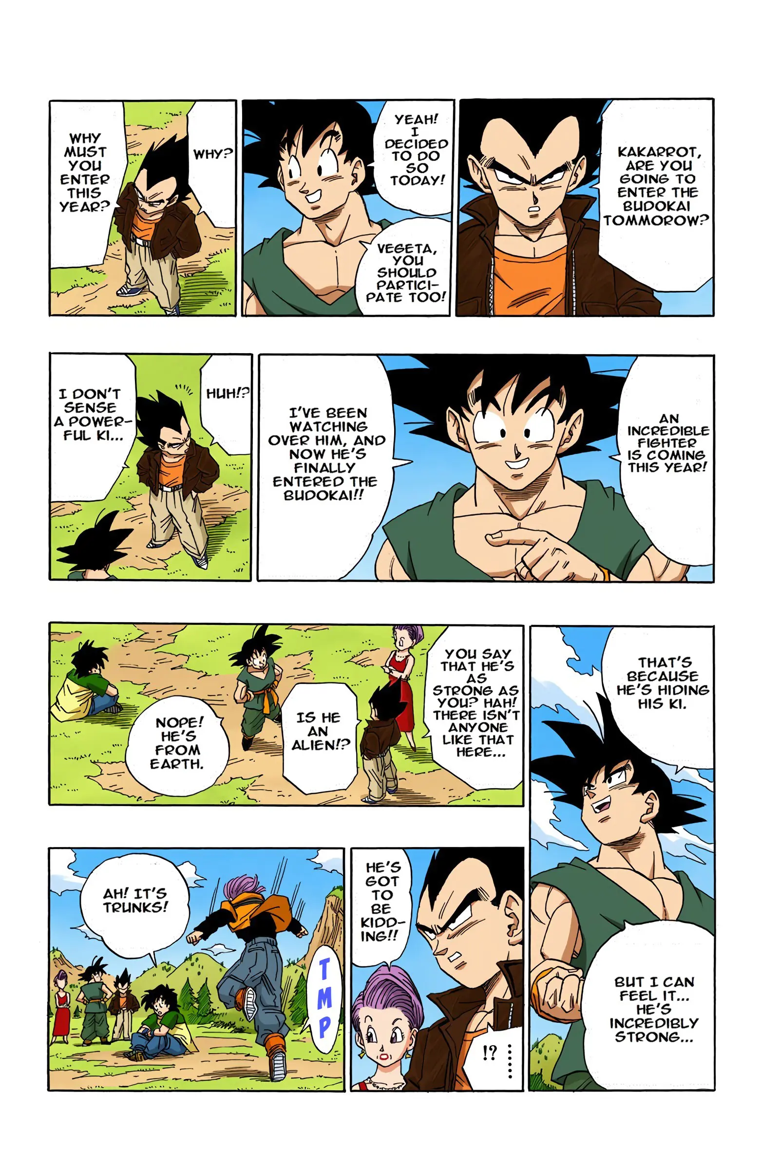 DBZ Majin Buu Saga Colored Manga, chapter 518, page 3