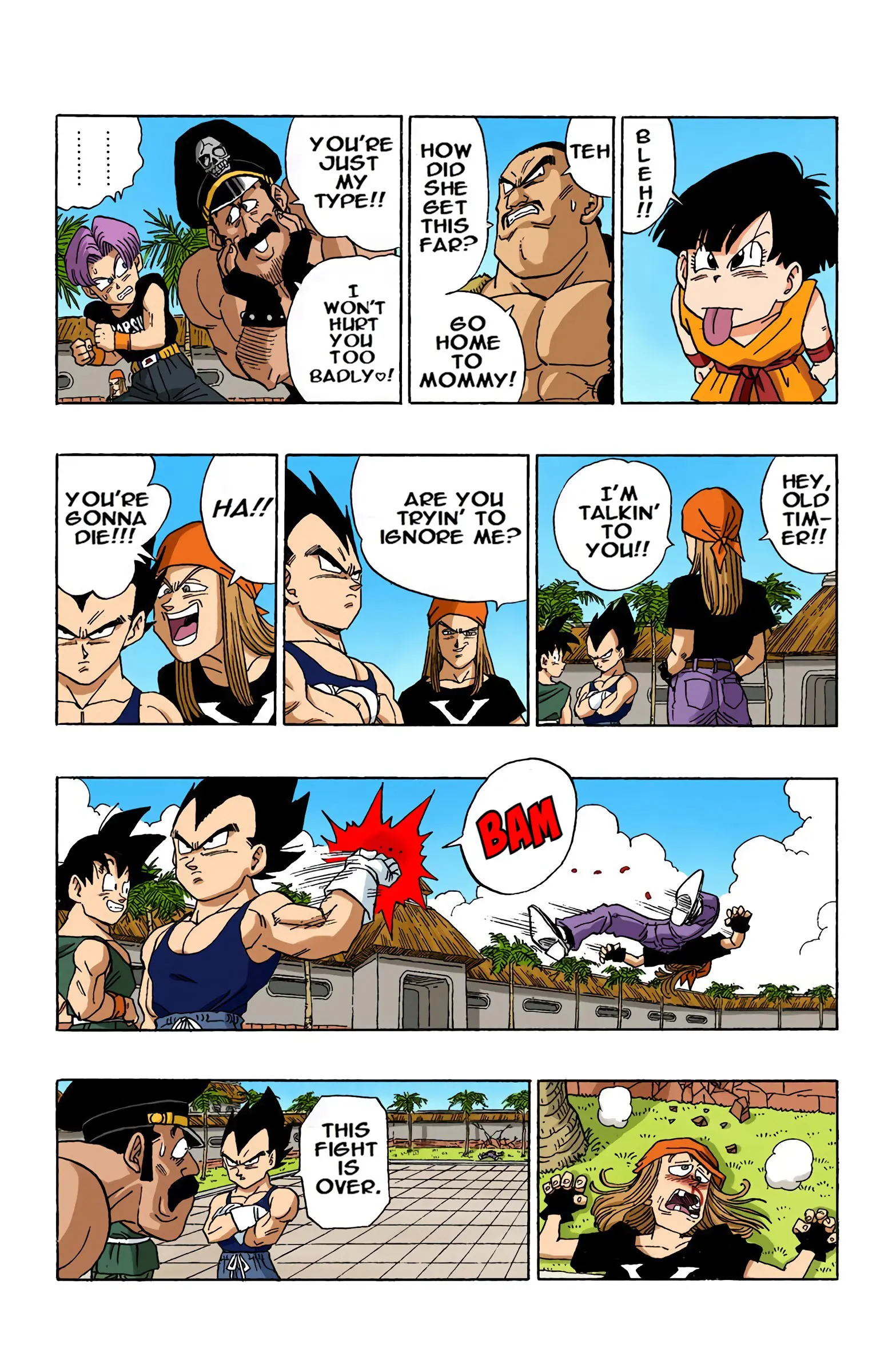 DBZ Majin Buu Saga Colored Manga, chapter 519 END, page 4