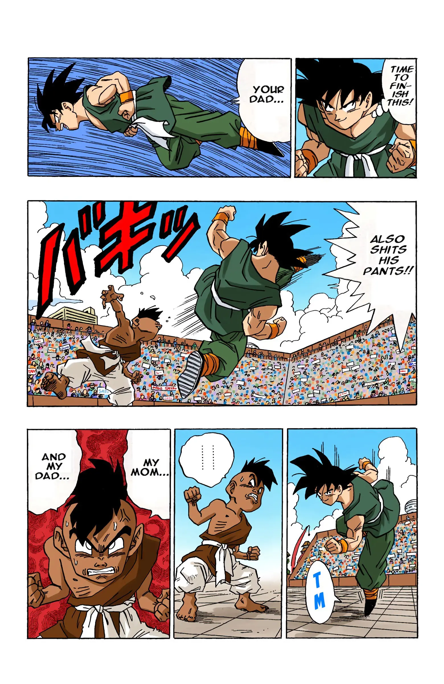 DBZ Majin Buu Saga Colored Manga, chapter 519 END, page 10