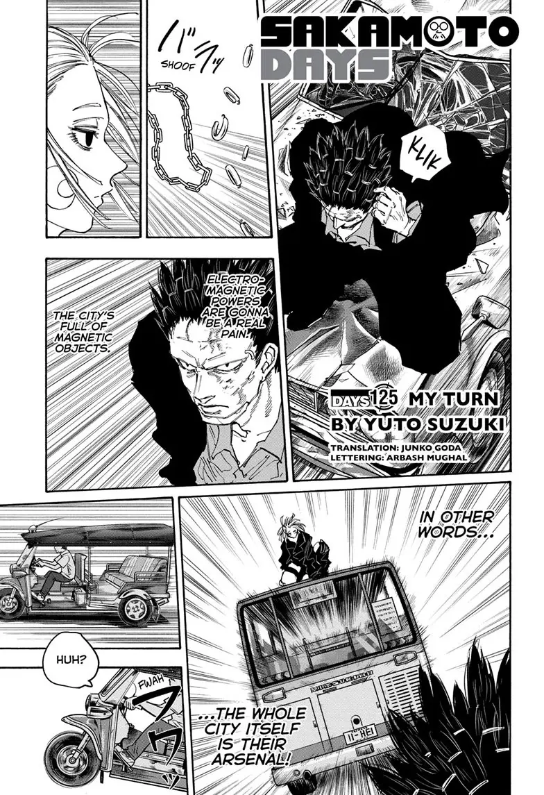 Sakamoto Days Manga Online, chapter 125, page 1