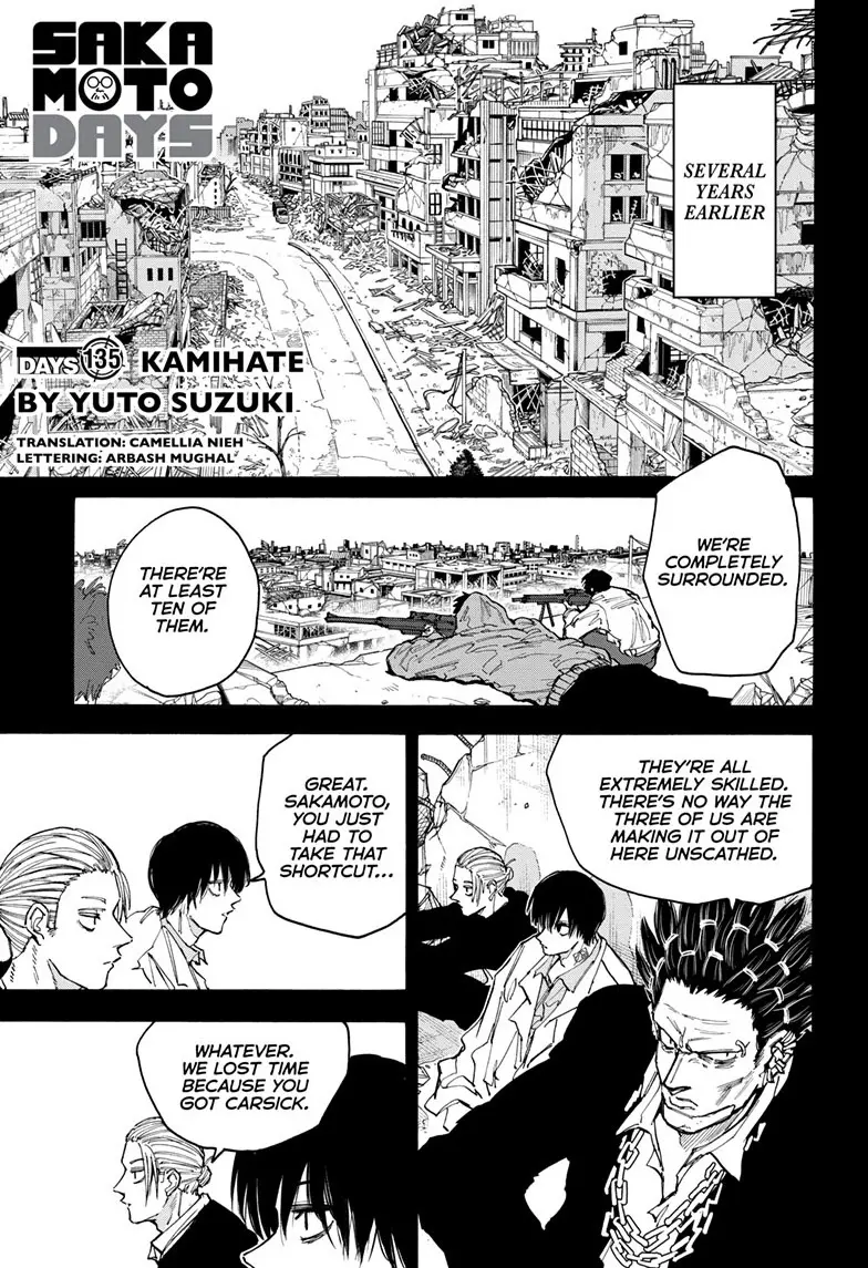 Sakamoto Days Manga Online, chapter 135, page 1