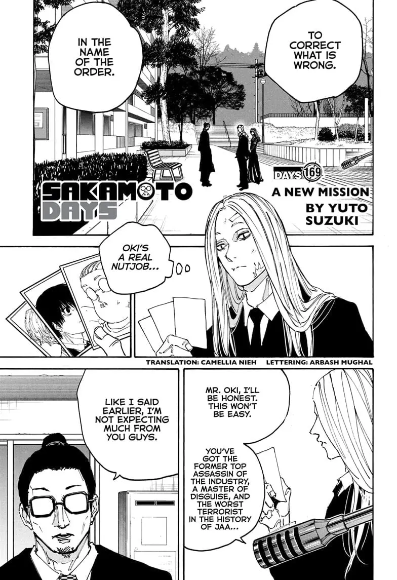 Sakamoto Days Manga Online, chapter 169, page 1