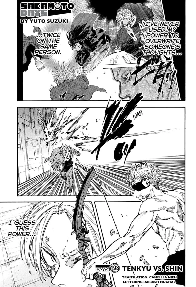 Sakamoto Days Manga Online, chapter 193, page 1
