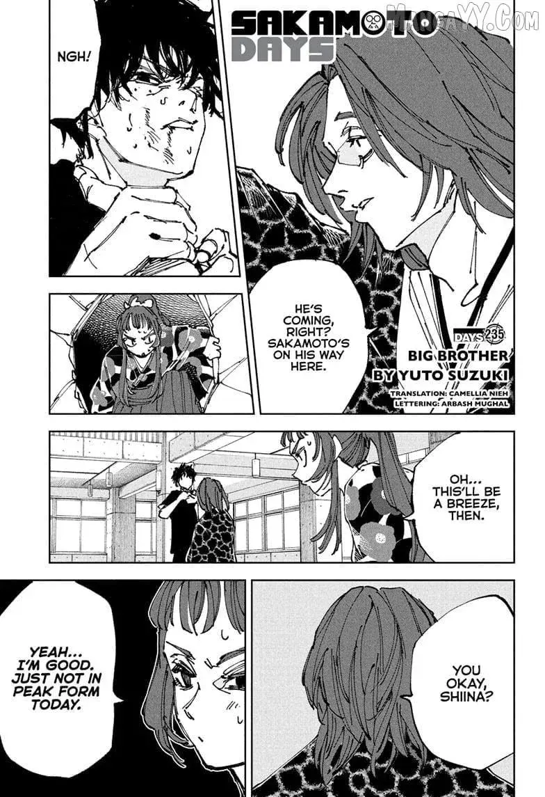 Sakamoto Days Manga Online, chapter 235, page 1