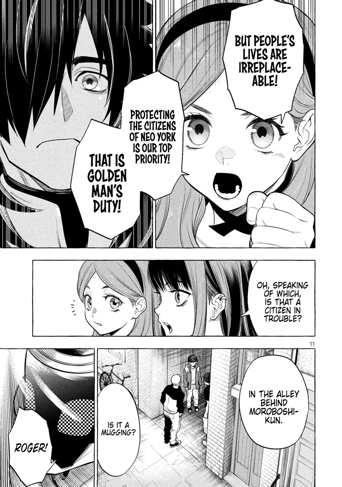 GOLDEN MAN Manga, chapter 2, page 11