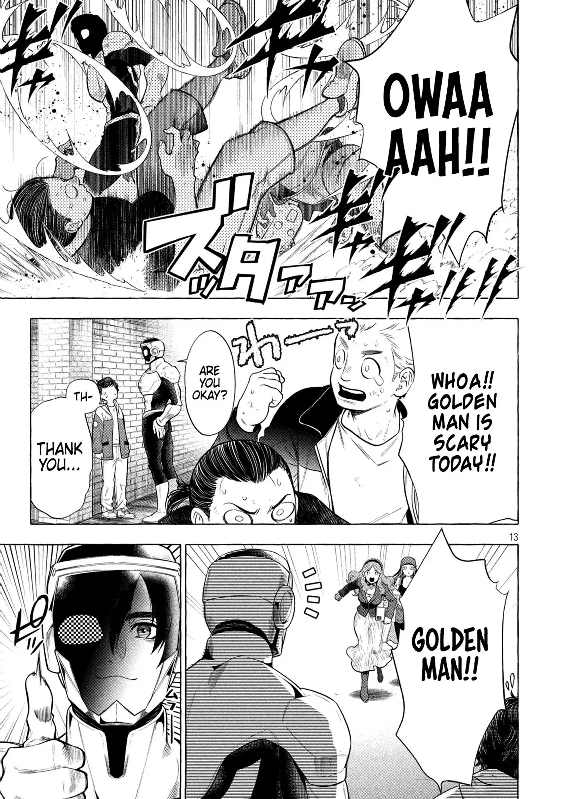 GOLDEN MAN Manga, chapter 2, page 13