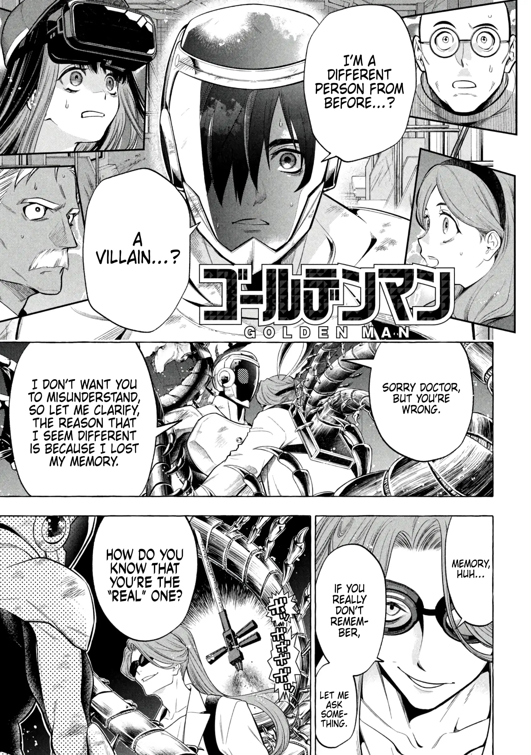 GOLDEN MAN Manga, chapter 12, page 1
