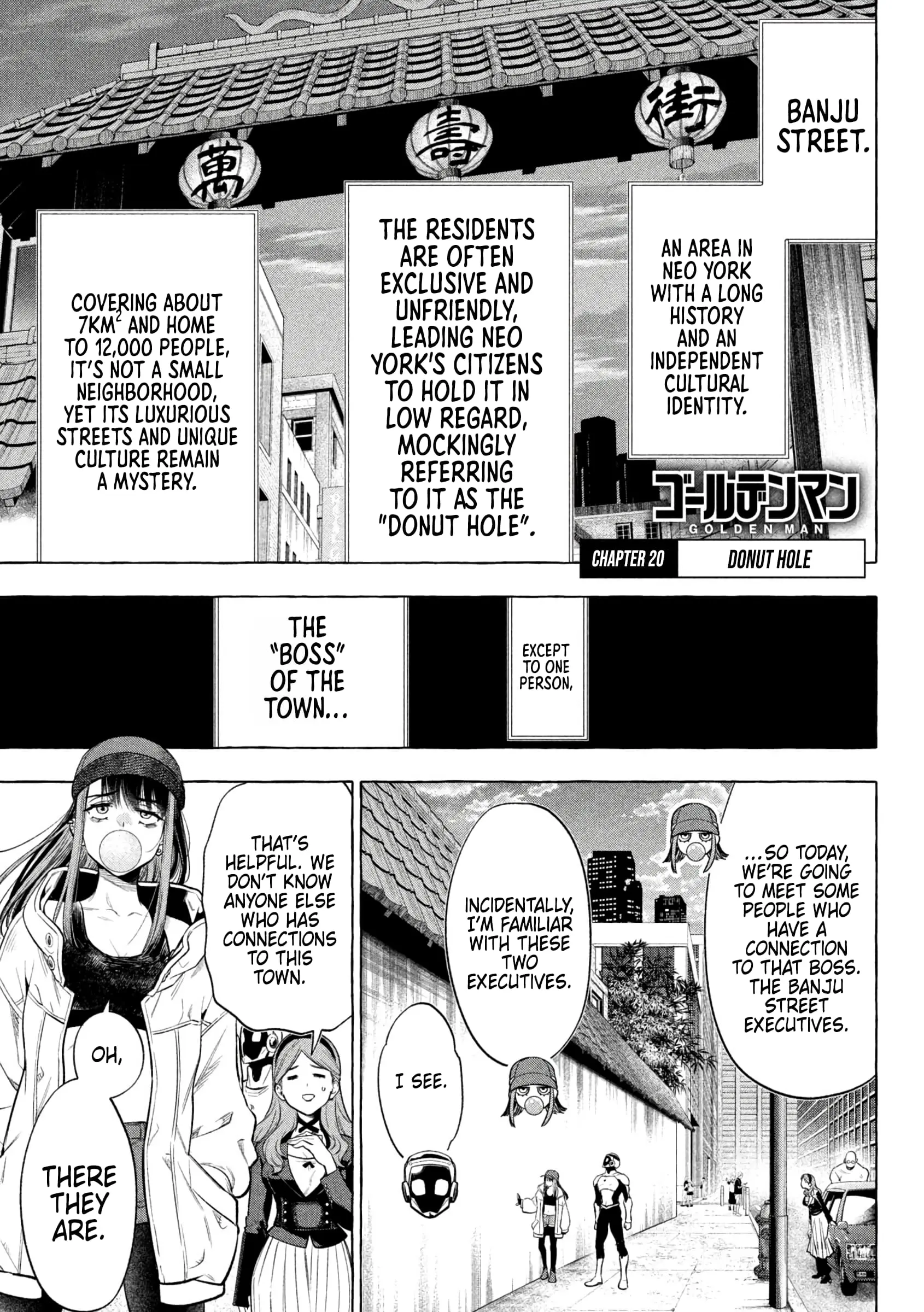 GOLDEN MAN Manga, chapter 20, page 1