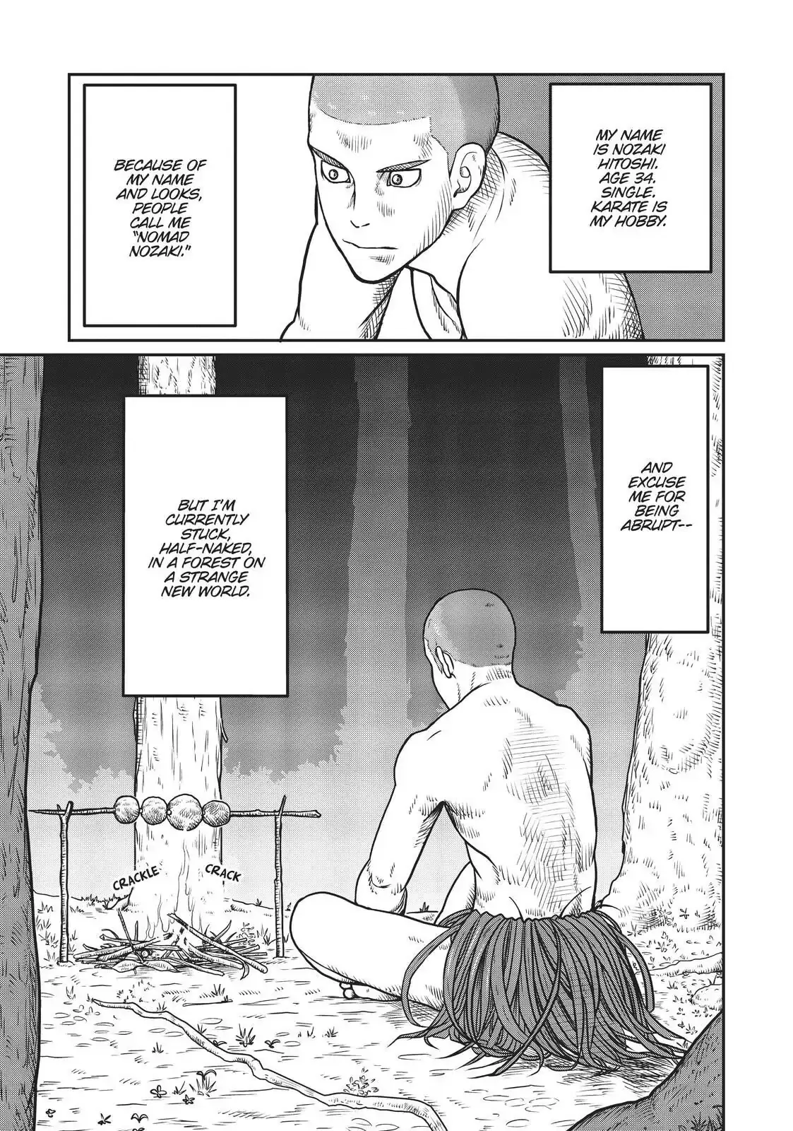 Yajin Tensei: Karate Survivor in Another World, chapter 1, page 4