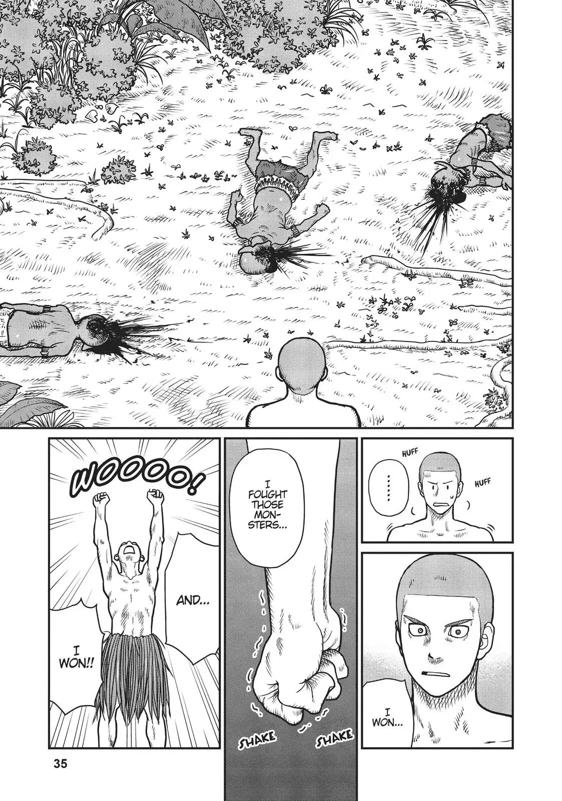 Yajin Tensei: Karate Survivor in Another World, chapter 1, page 35