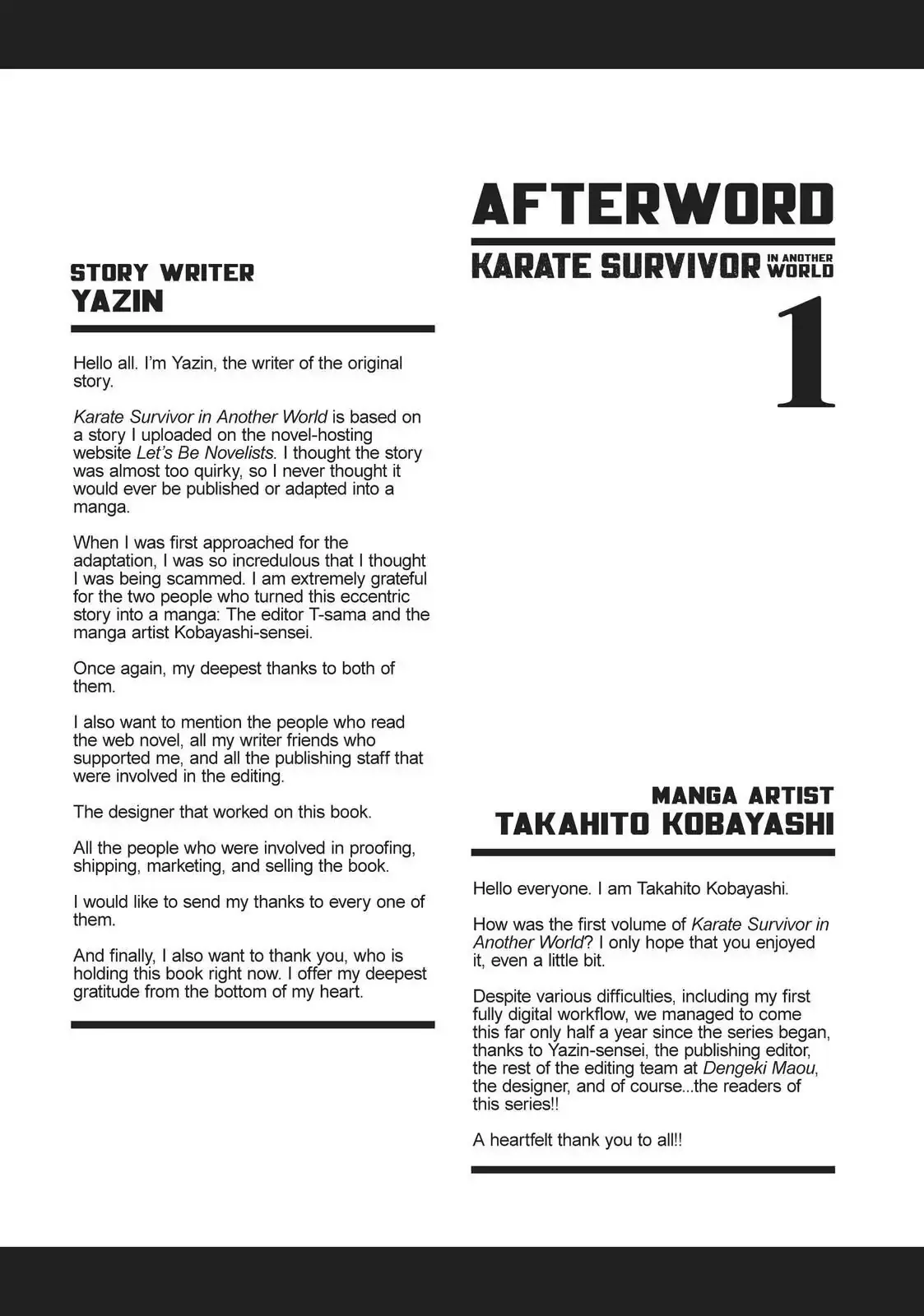 Yajin Tensei: Karate Survivor in Another World, chapter 6, page 37