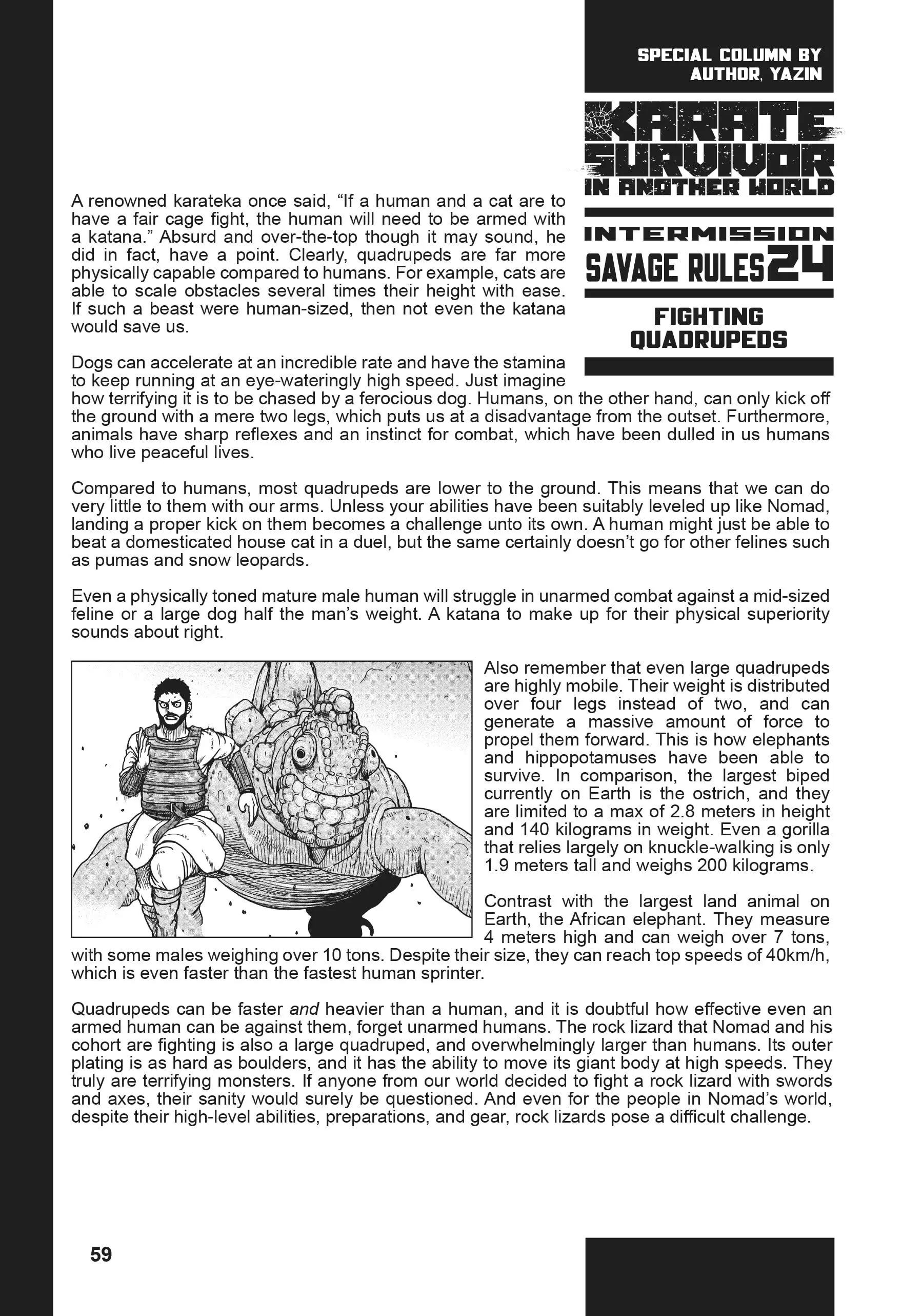 Yajin Tensei: Karate Survivor in Another World, chapter 26, page 28