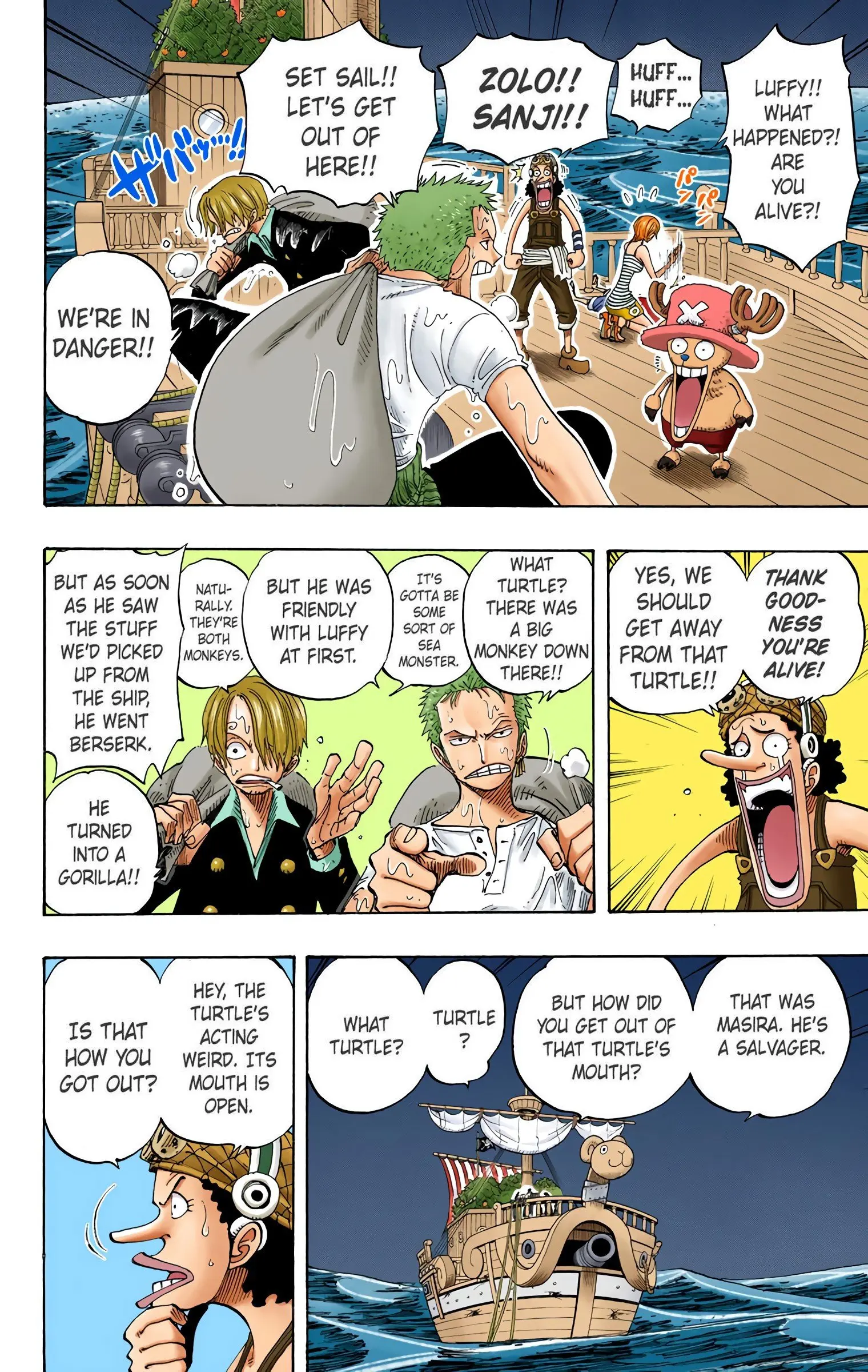 One Piece Colored, chapter 221, page 9
