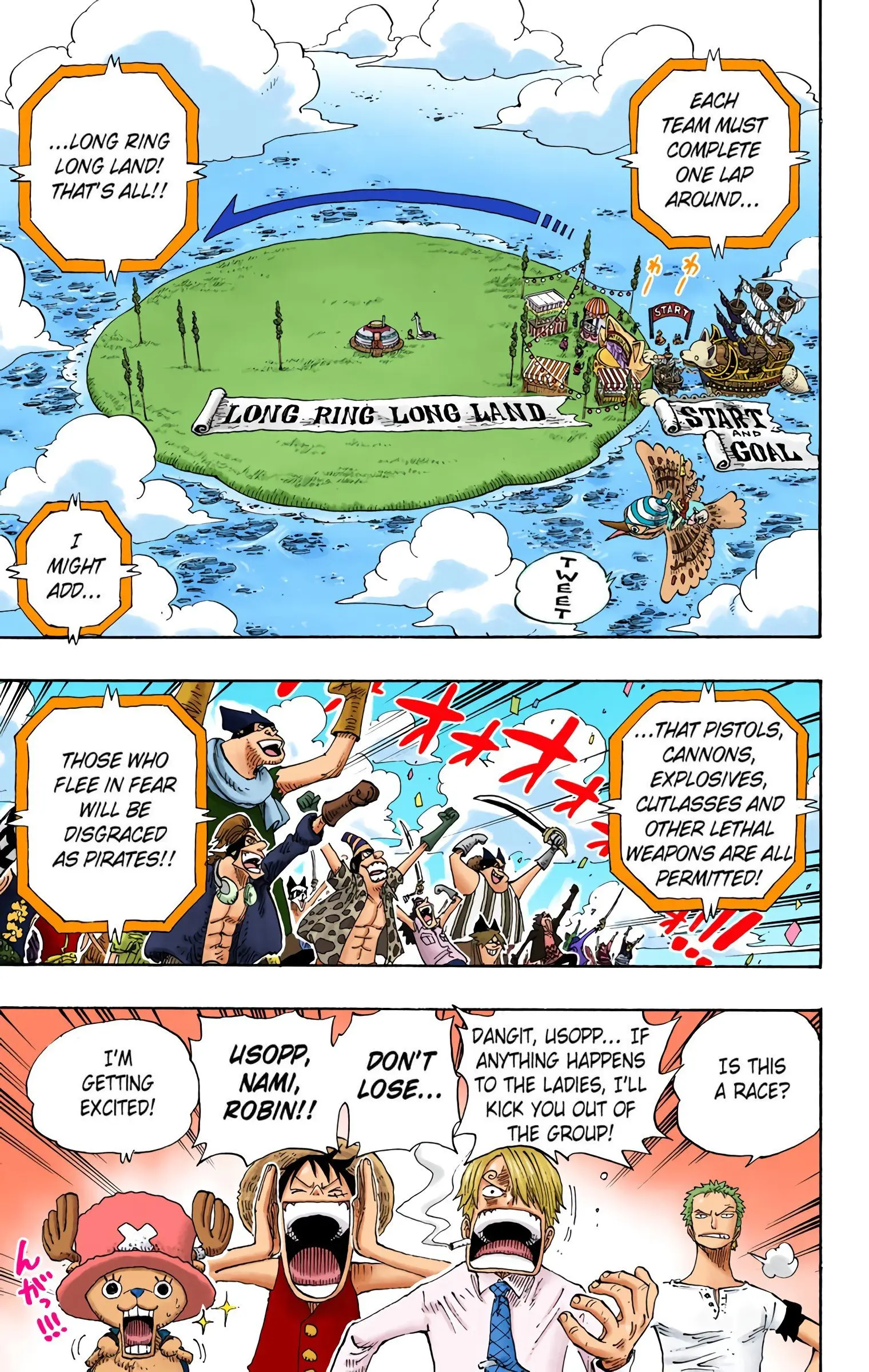 One Piece Colored, chapter 307, page 3
