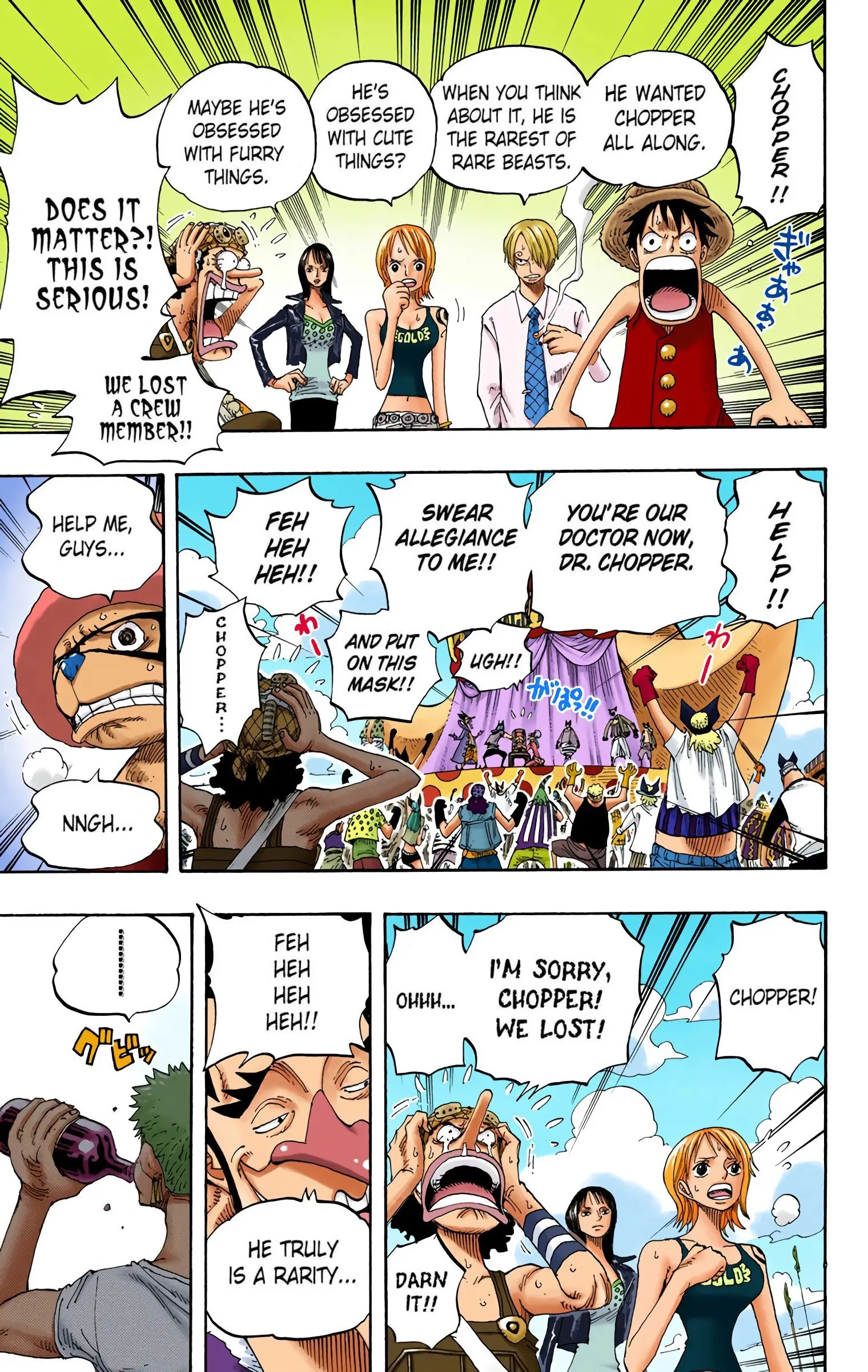 One Piece Colored, chapter 309, page 10