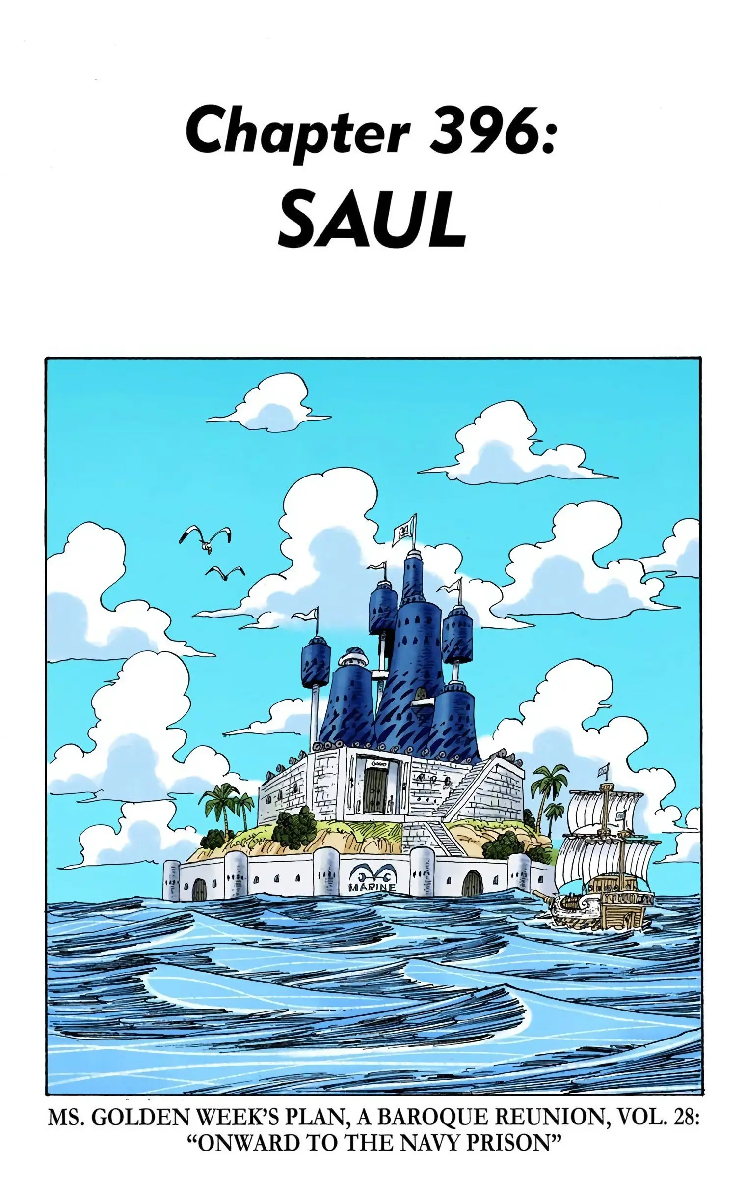 One Piece Colored, chapter 396, page 1