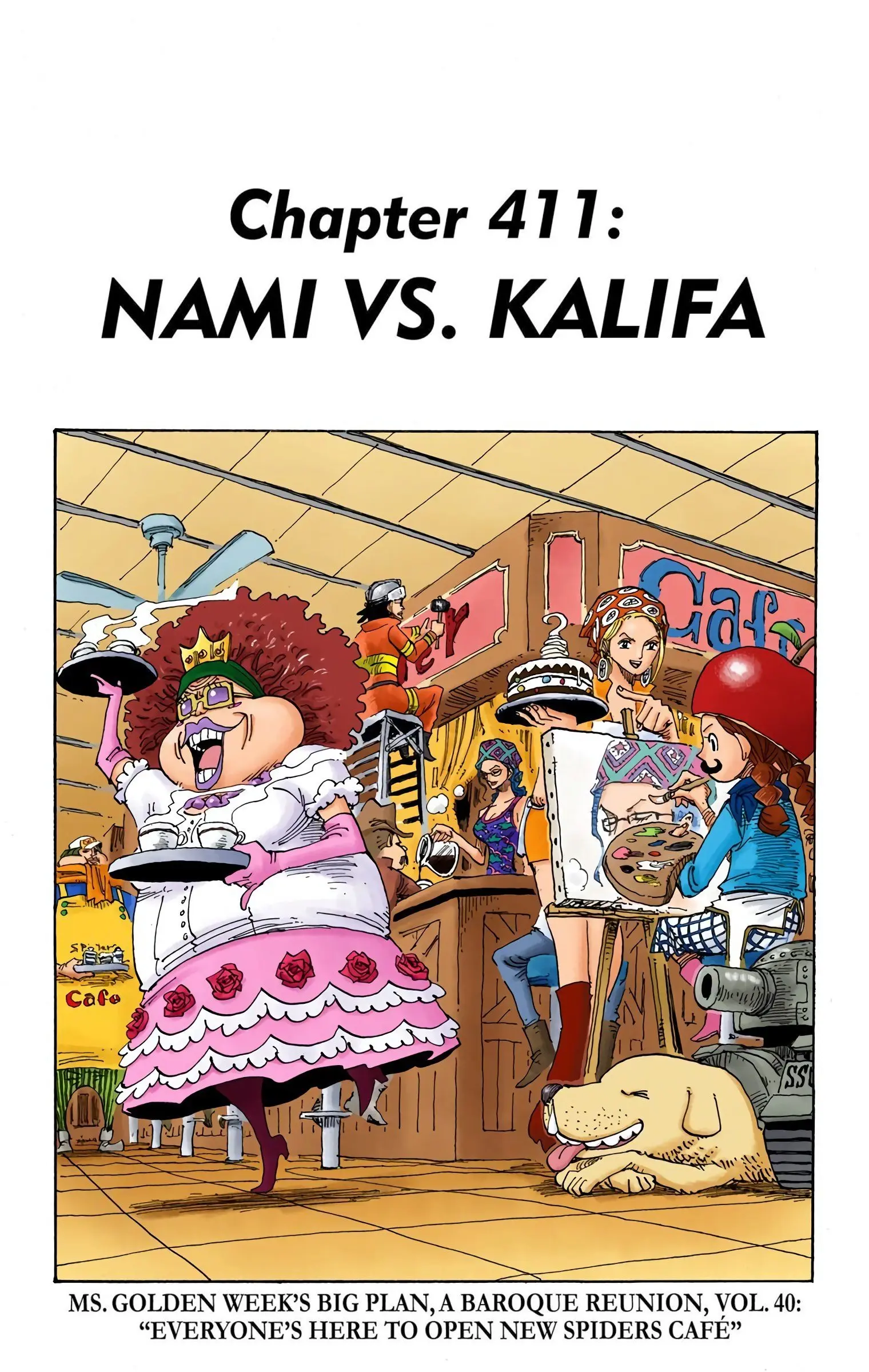 One Piece Colored, chapter 411, page 1
