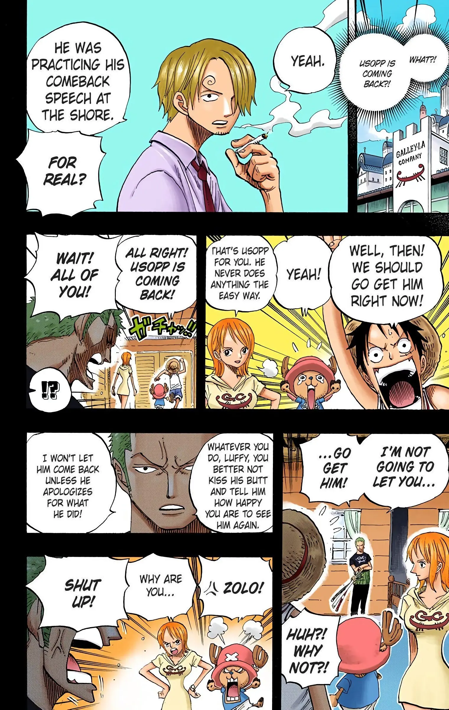 One Piece Colored, chapter 438, page 2