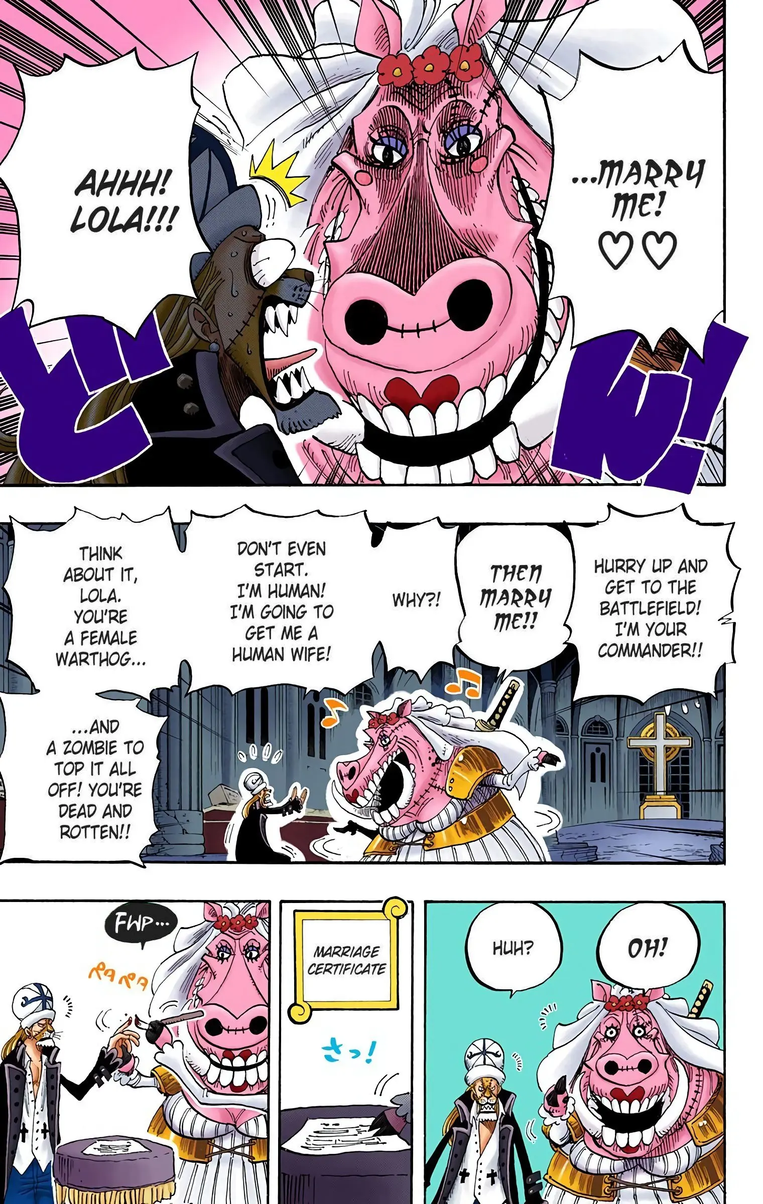 One Piece Colored, chapter 451, page 3