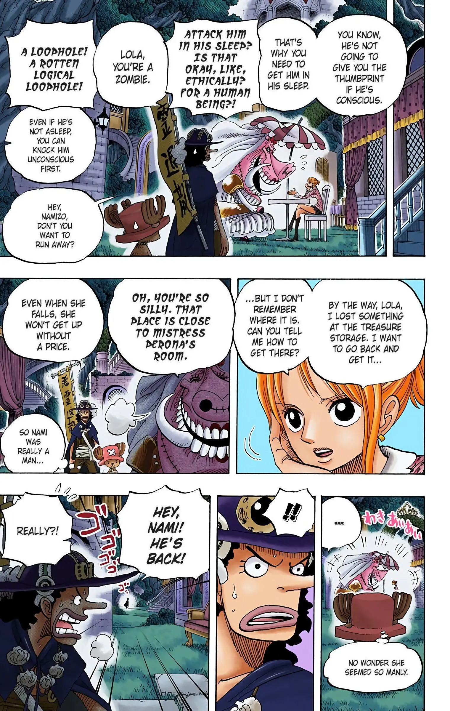 One Piece Colored, chapter 454, page 5